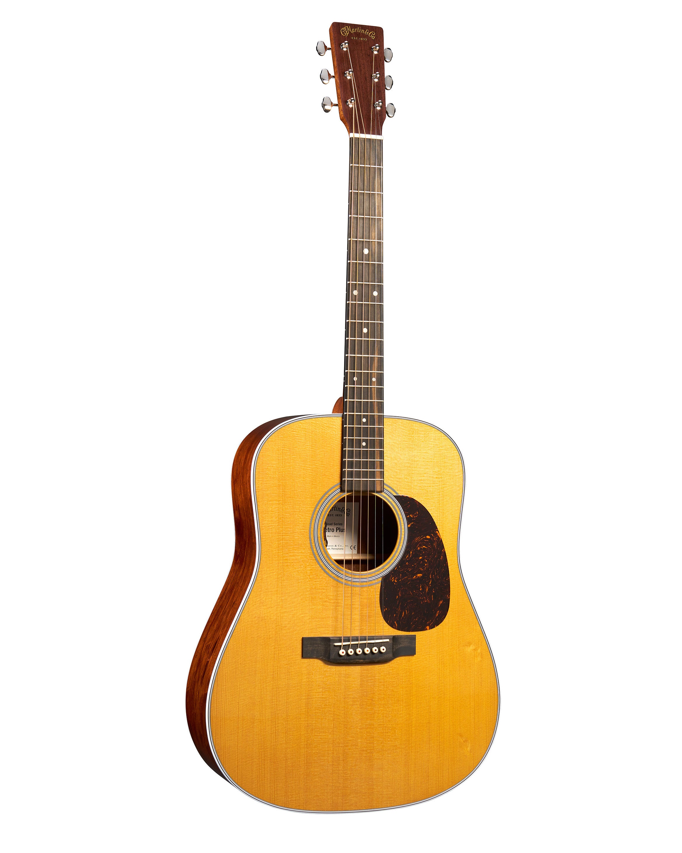 Martin DE Retro Plus Granadillo Road Series Dreadnought Acoustic Guitar