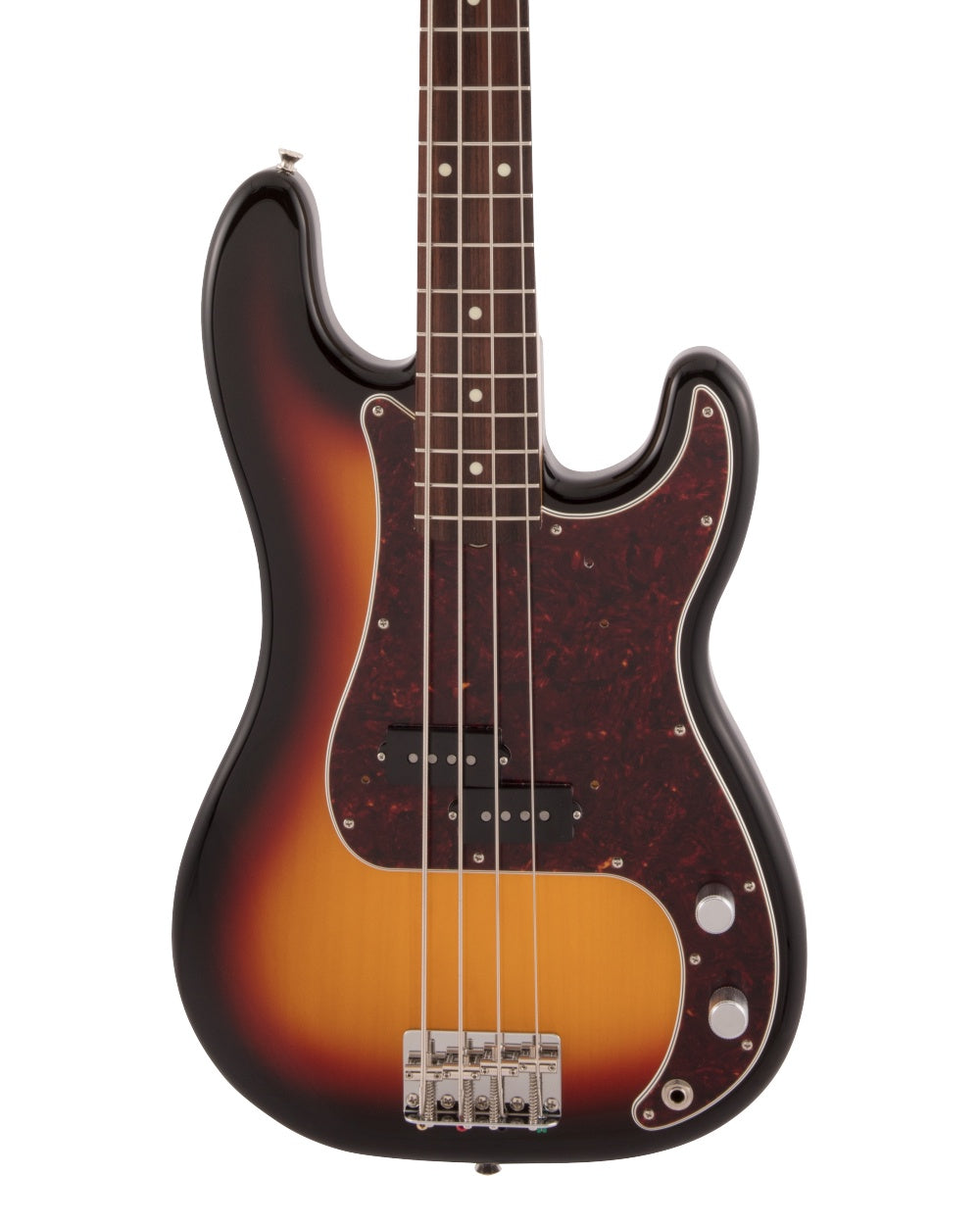 Fender Made in Japan Traditional 60s Precision Bass (Rosewood Fingerboard, 3-Color Sunburst)