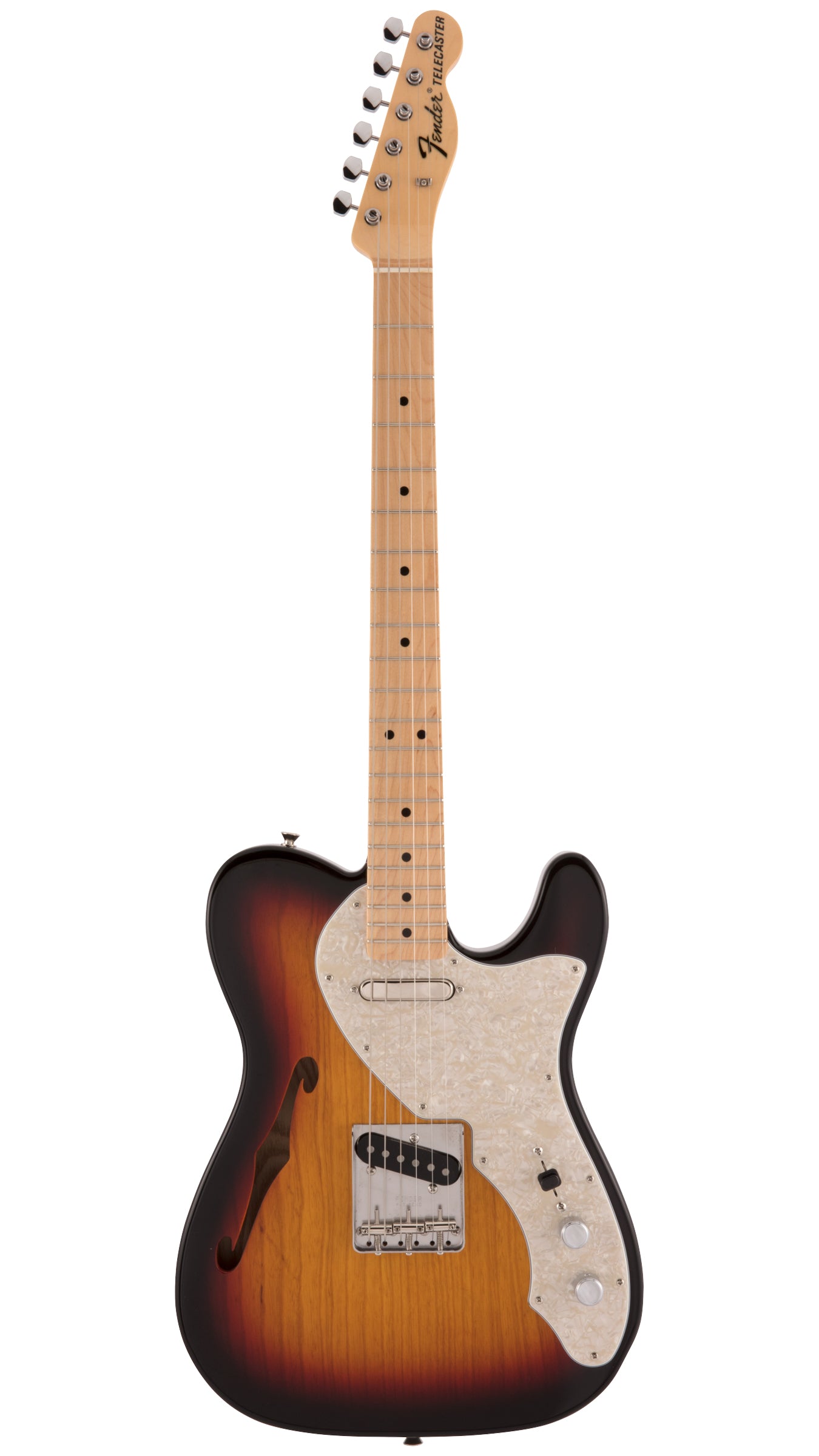 Fender Japan Heritage 60 Telecaster Thinline (Maple Fingerboard, 3-Colour Sunburst)
