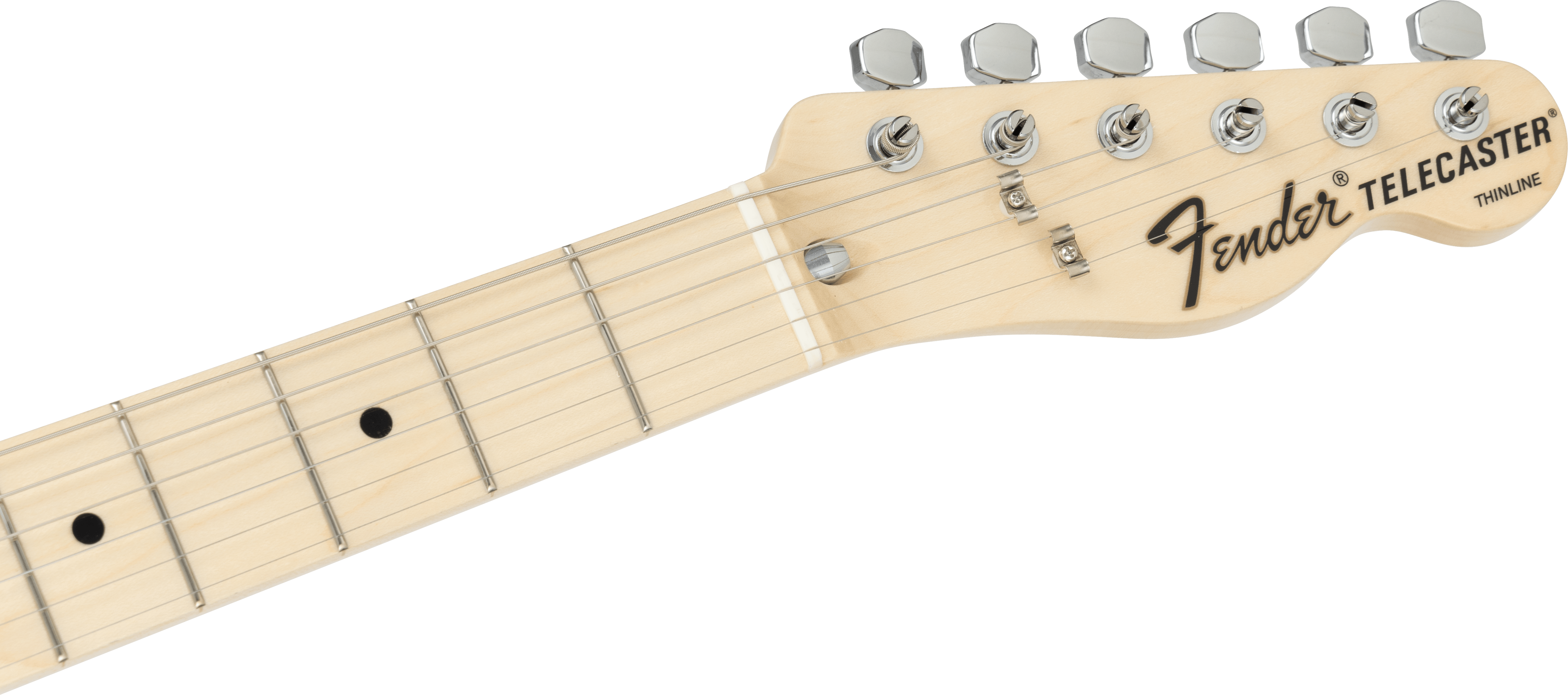 Fender Made in Japan Traditional 70s Telecaster Thinline (Maple Fingerboard, Olympic White)