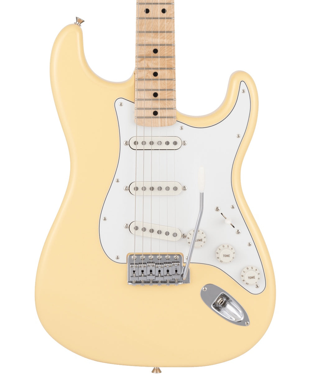 Fender Made in Japan Traditional 70s Stratocaster (Maple Fingerboard, Vintage White)