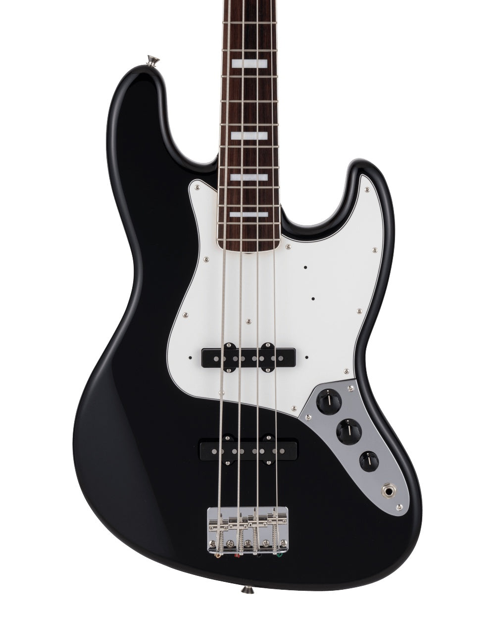 Fender Made in Japan Traditional Late 60s Jazz Bass (Rosewood Fingerboard, Black)