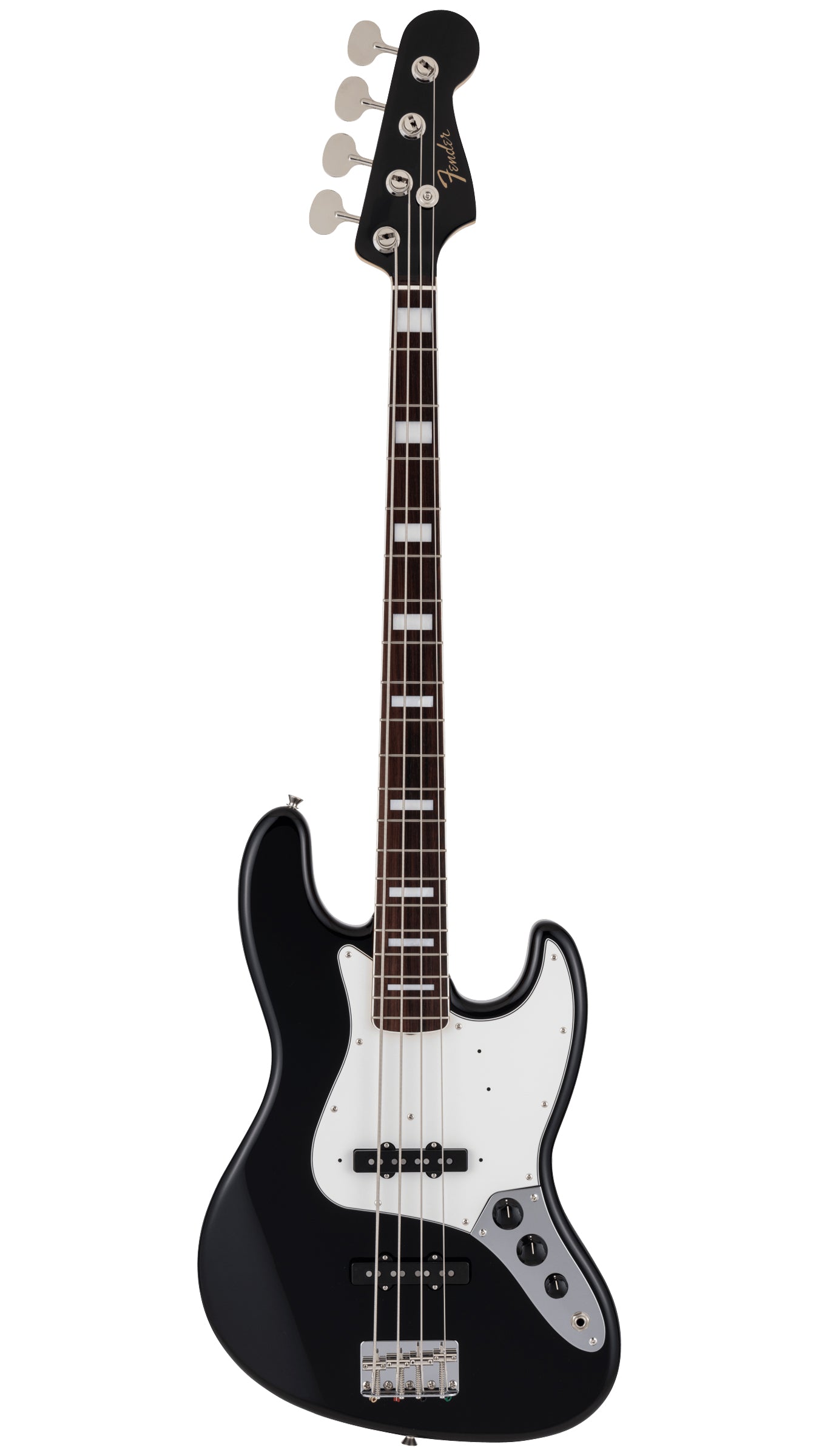 Fender Made in Japan Traditional Late 60s Jazz Bass (Rosewood Fingerboard, Black)