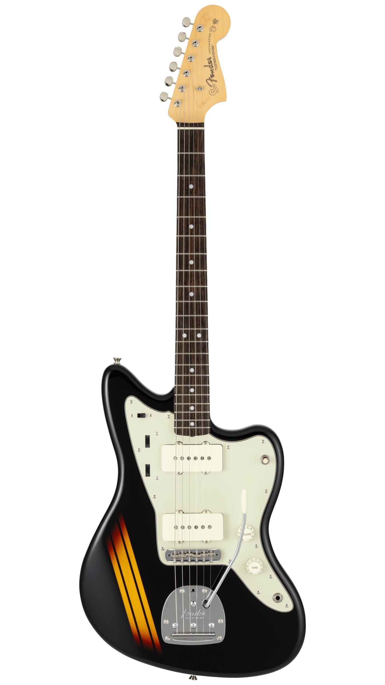 Fender Made in Japan Traditional 2025 Collection 60s Jazzmaster (Rosewood Fingerboard, Competition Black 3-Color Sunburst)