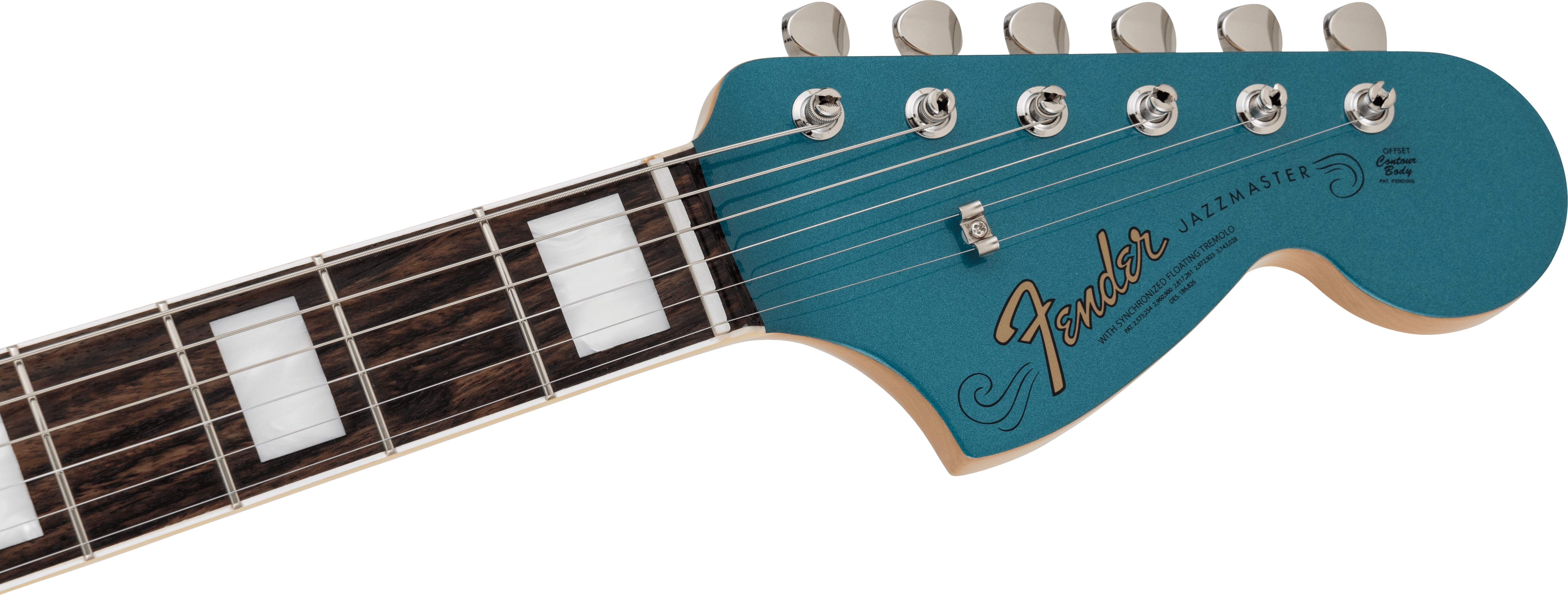 Fender Made in Japan Traditional Late 60s Jazzmaster® (Rosewood Fingerboard, Ocean Turquoise Metallic)