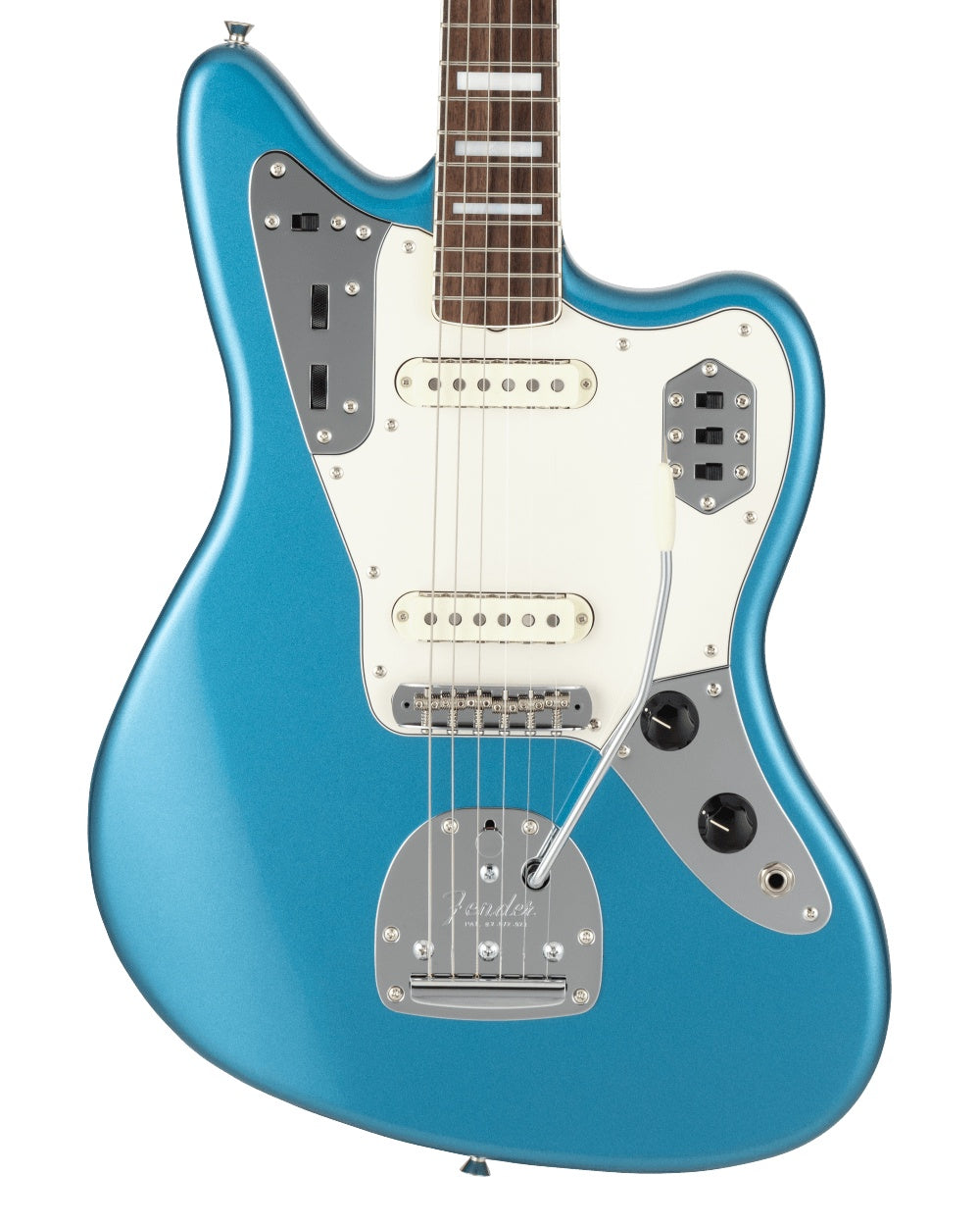 Fender Made in Japan Traditional Late 60s Jaguar (Rosewood Fingerboard, Lake Placid Blue)