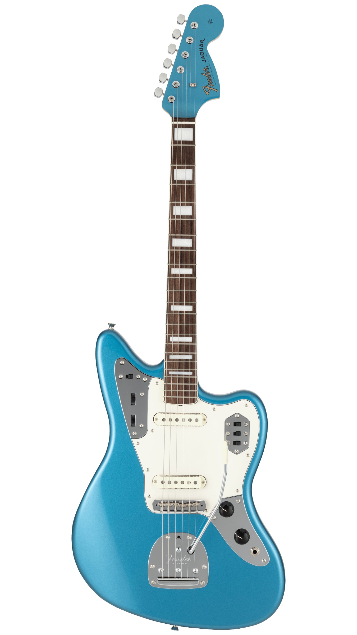 Fender Made in Japan Traditional Late 60s Jaguar (Rosewood Fingerboard, Lake Placid Blue)