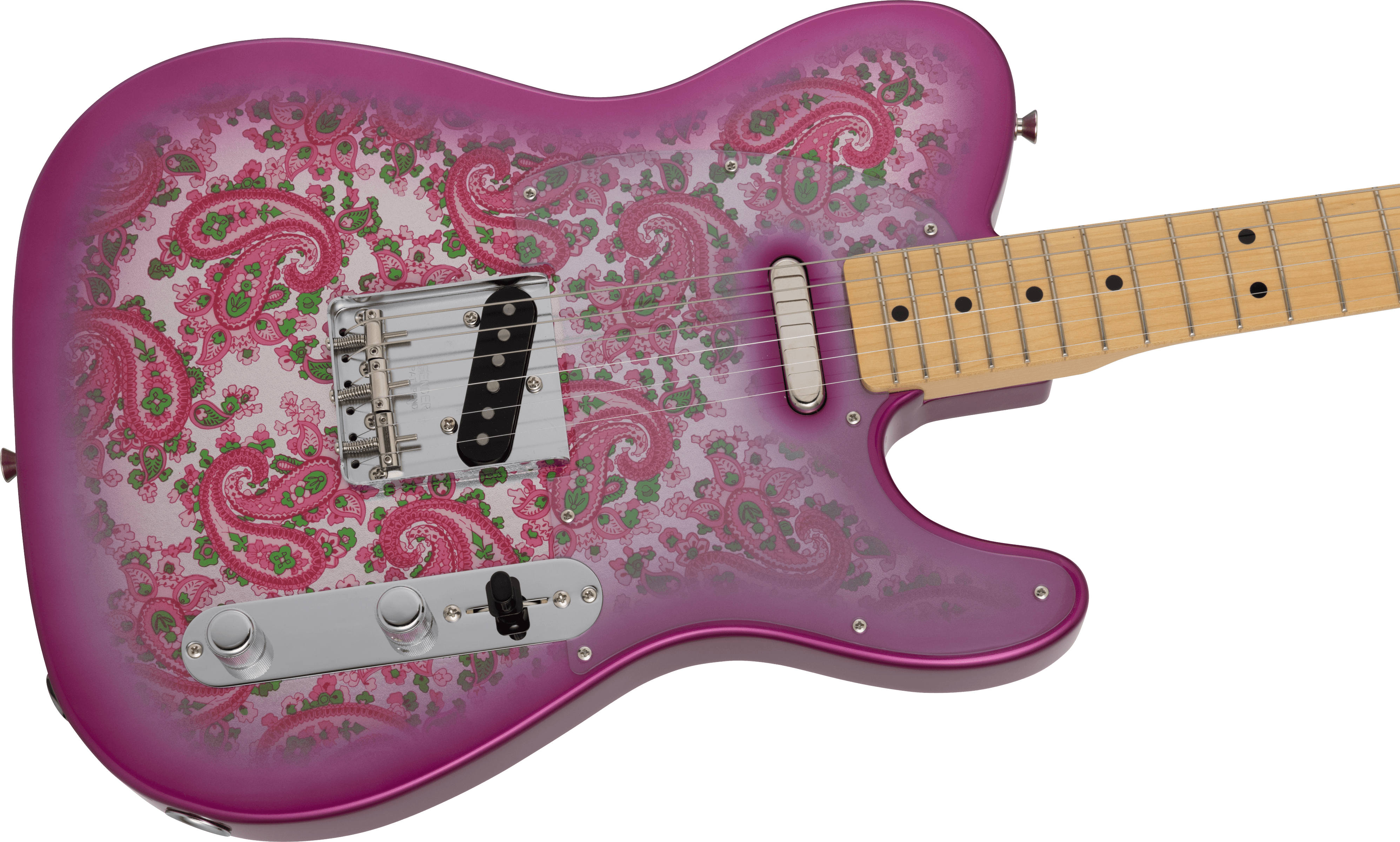 Fender Made in Japan Limited Telecaster, Maple Fingerboard, Pink Paisley