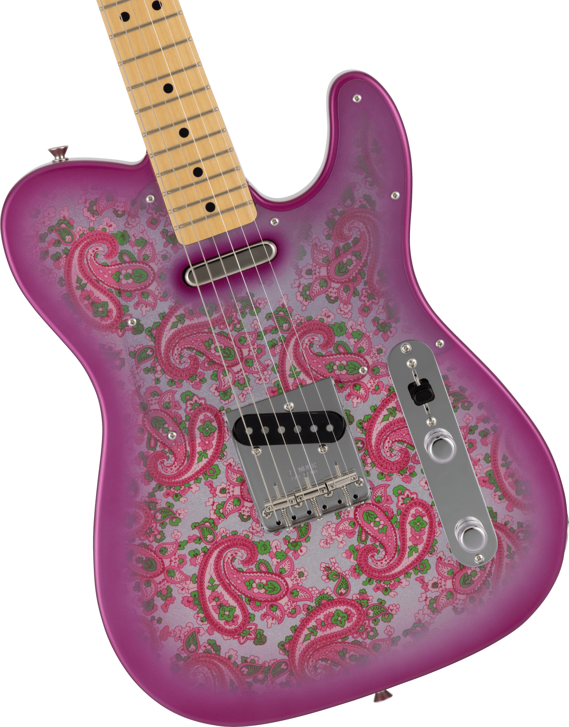 Fender Made in Japan Limited Telecaster, Maple Fingerboard, Pink Paisley