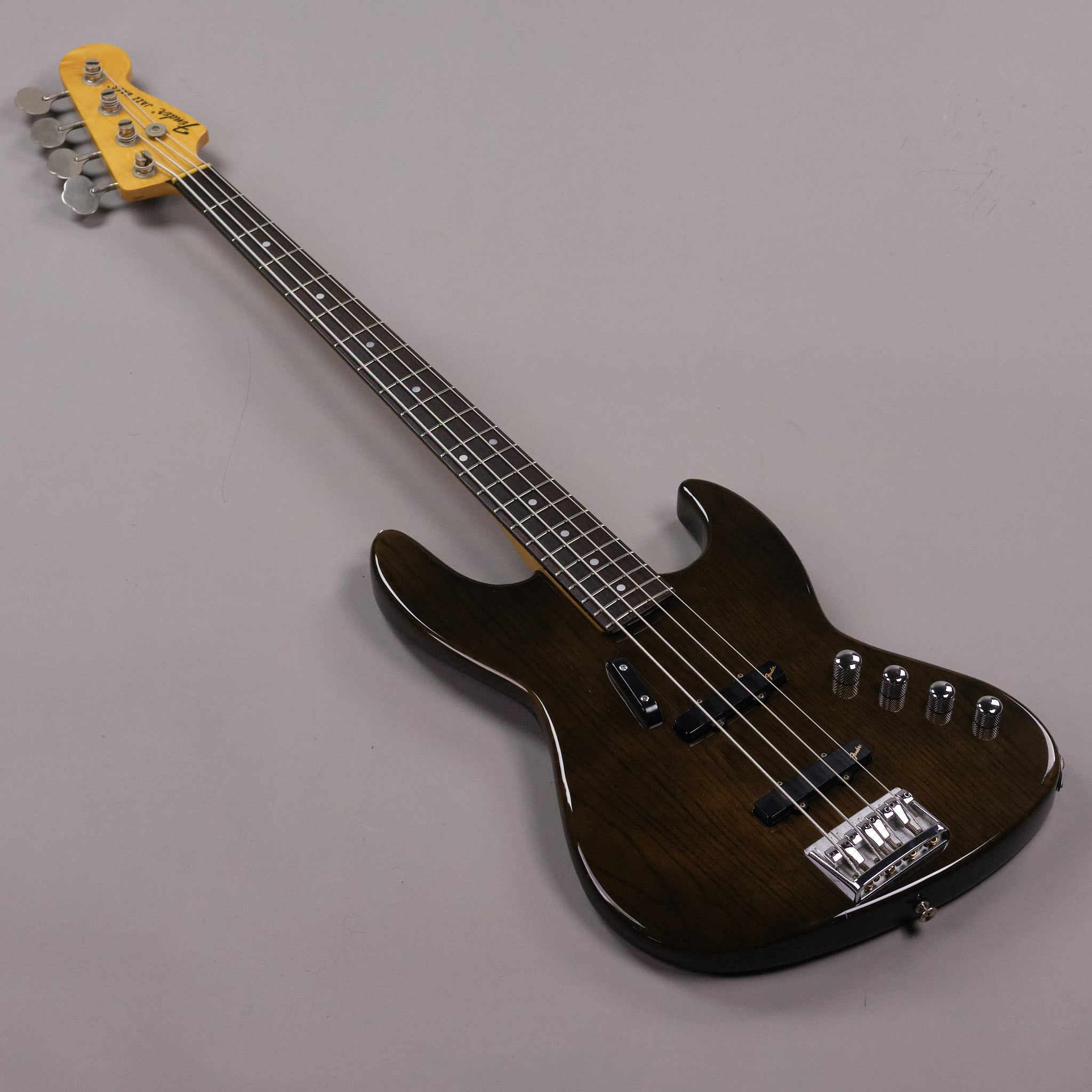 1991 Fender Jazz Bass (Japan, Trans Black)