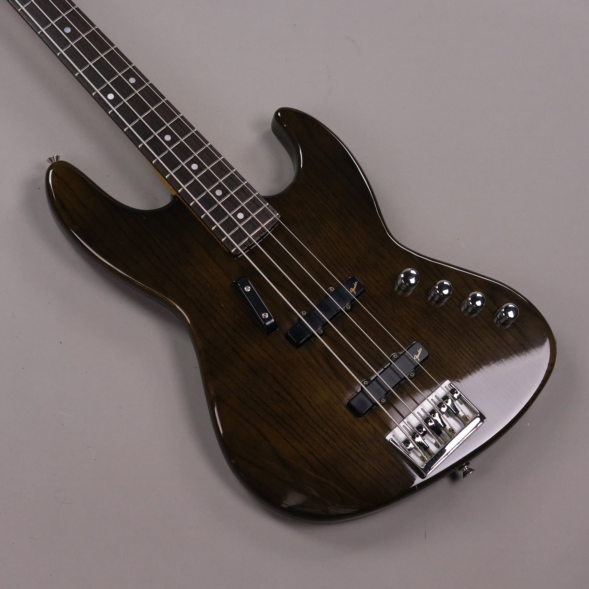 1991 Fender Jazz Bass (Japan, Trans Black)