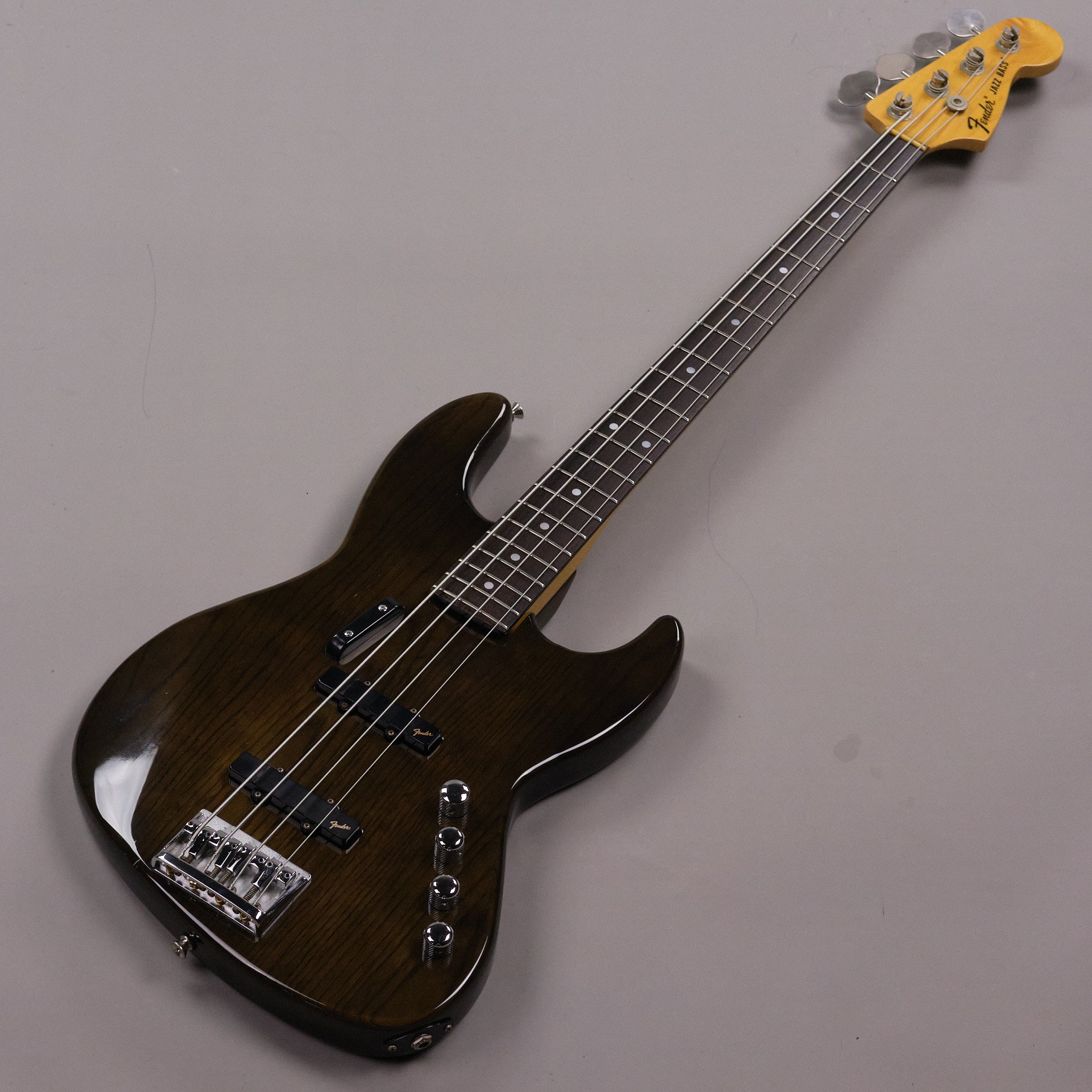 1991 Fender Jazz Bass (Japan, Trans Black)
