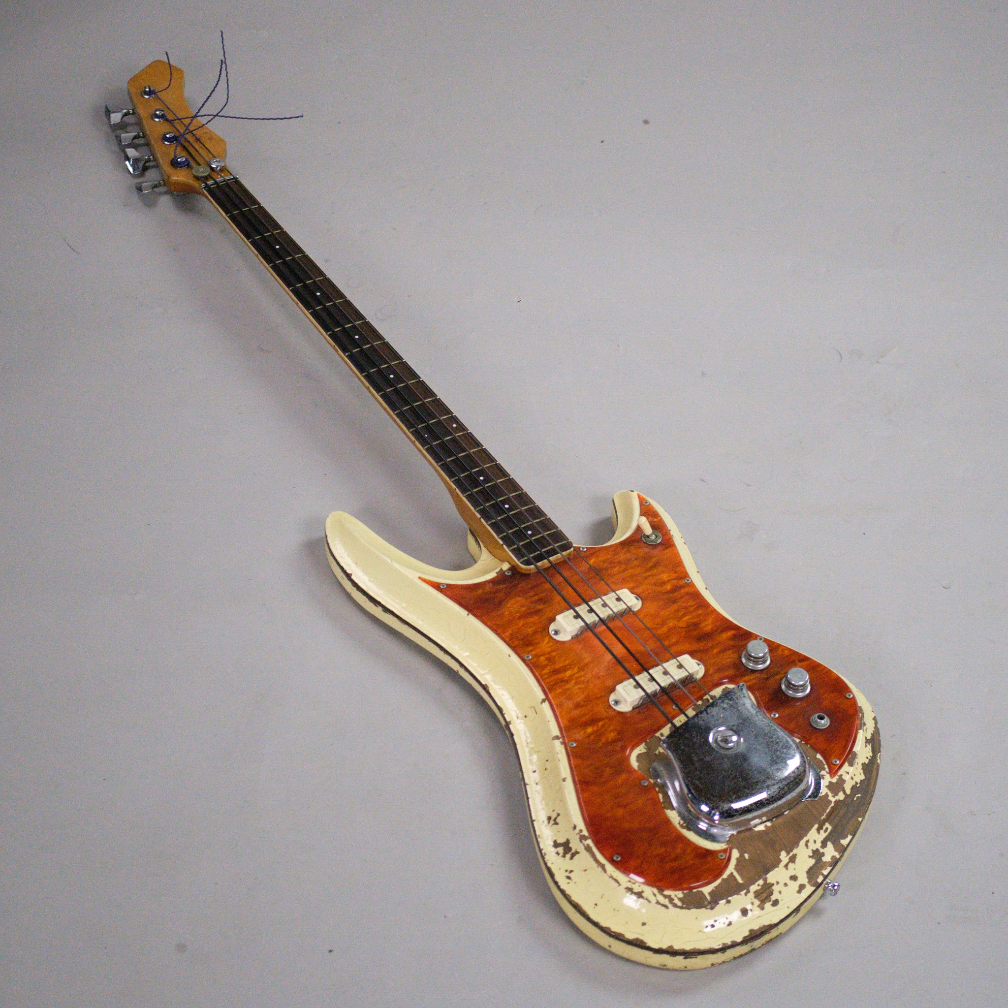 c1960s Guyatone EB-9 Sharp 5 Bass (Japan, White)