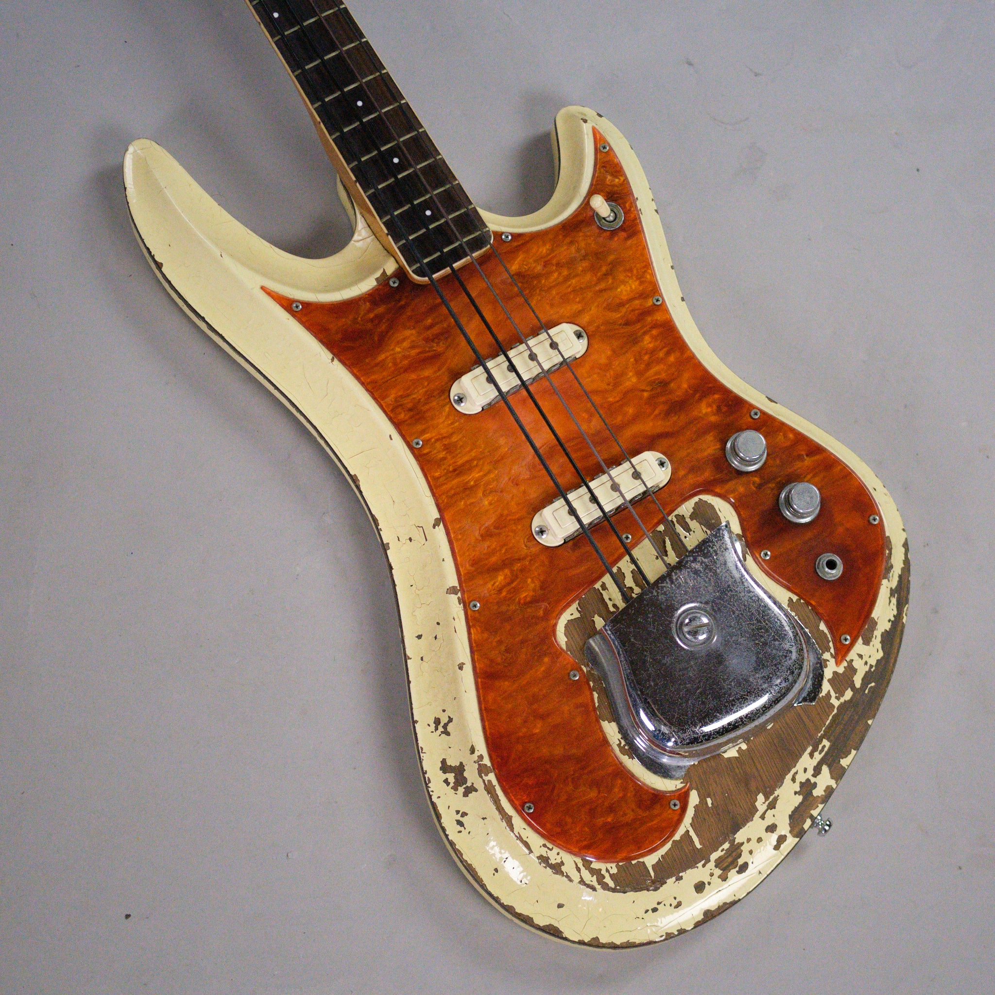 c1960s Guyatone EB-9 Sharp 5 Bass (Japan, White)