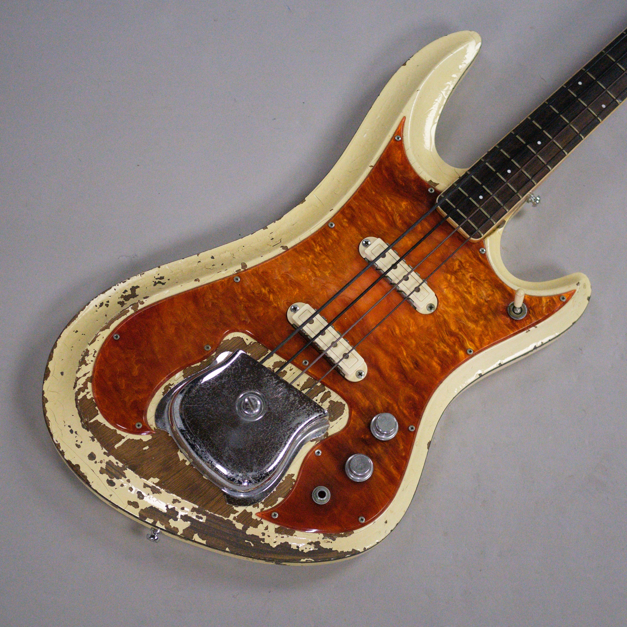 c1960s Guyatone EB-9 Sharp 5 Bass (Japan, White)