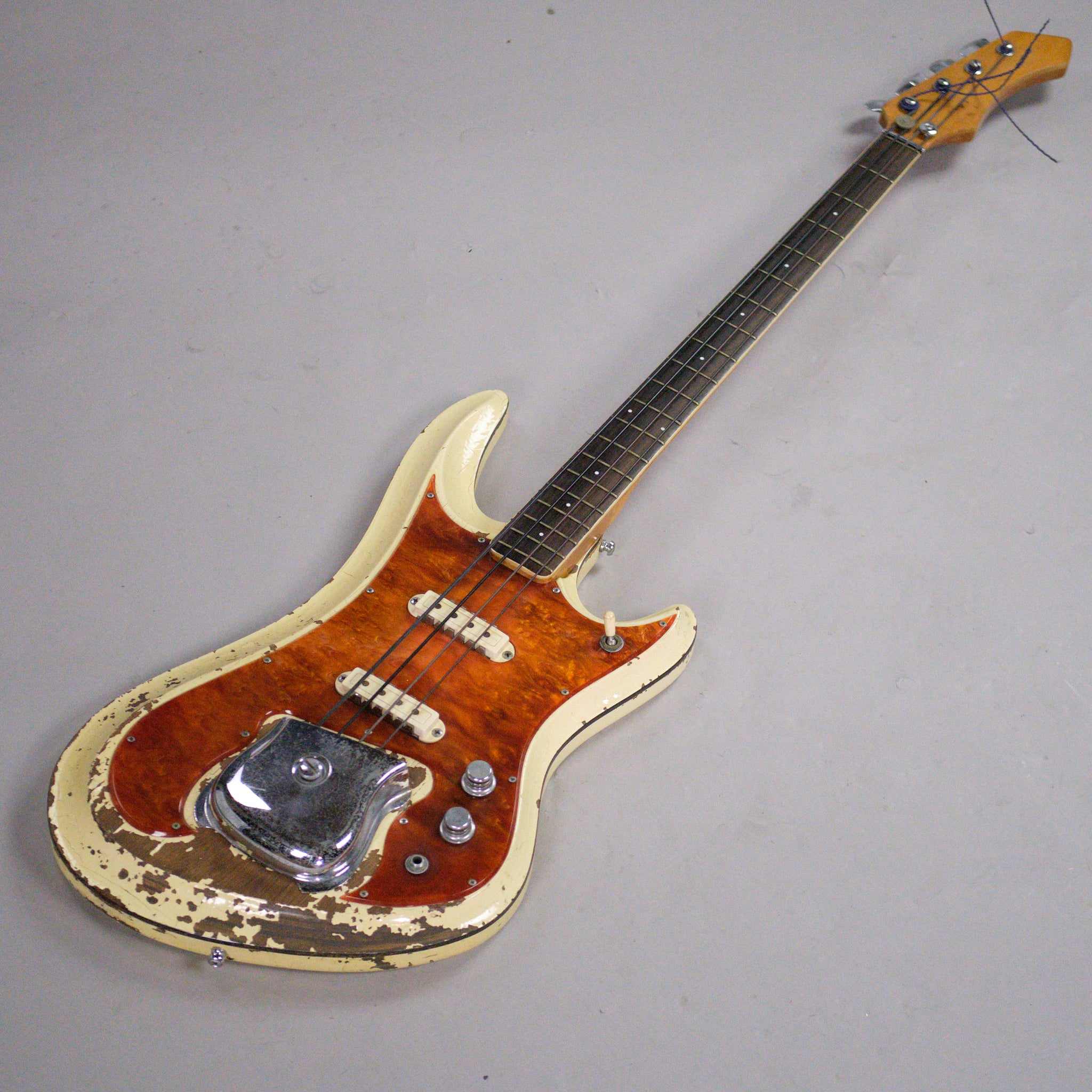 c1960s Guyatone EB-9 Sharp 5 Bass (Japan, White)