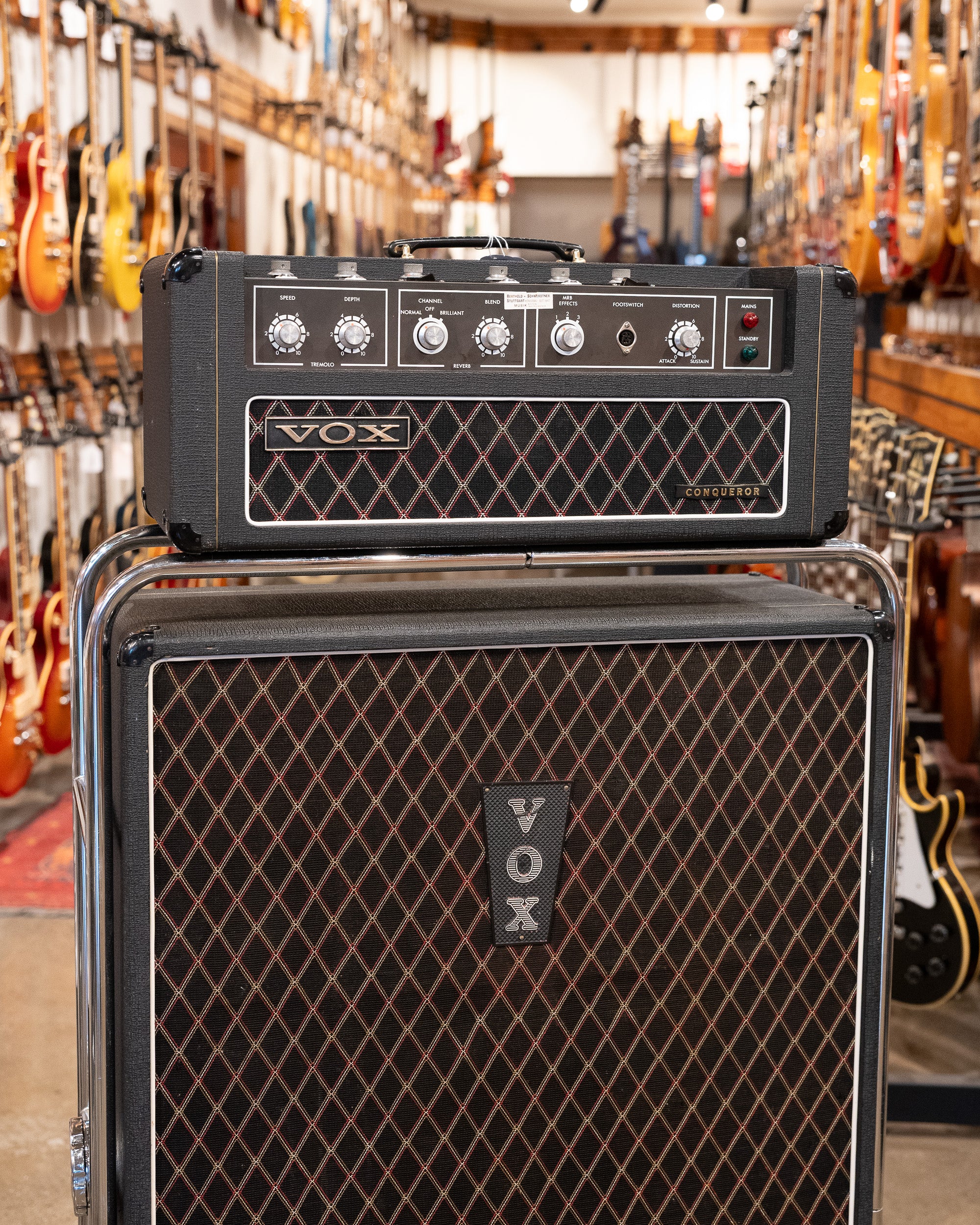 1967 Vox Conqueror Head & Cabinet (England)