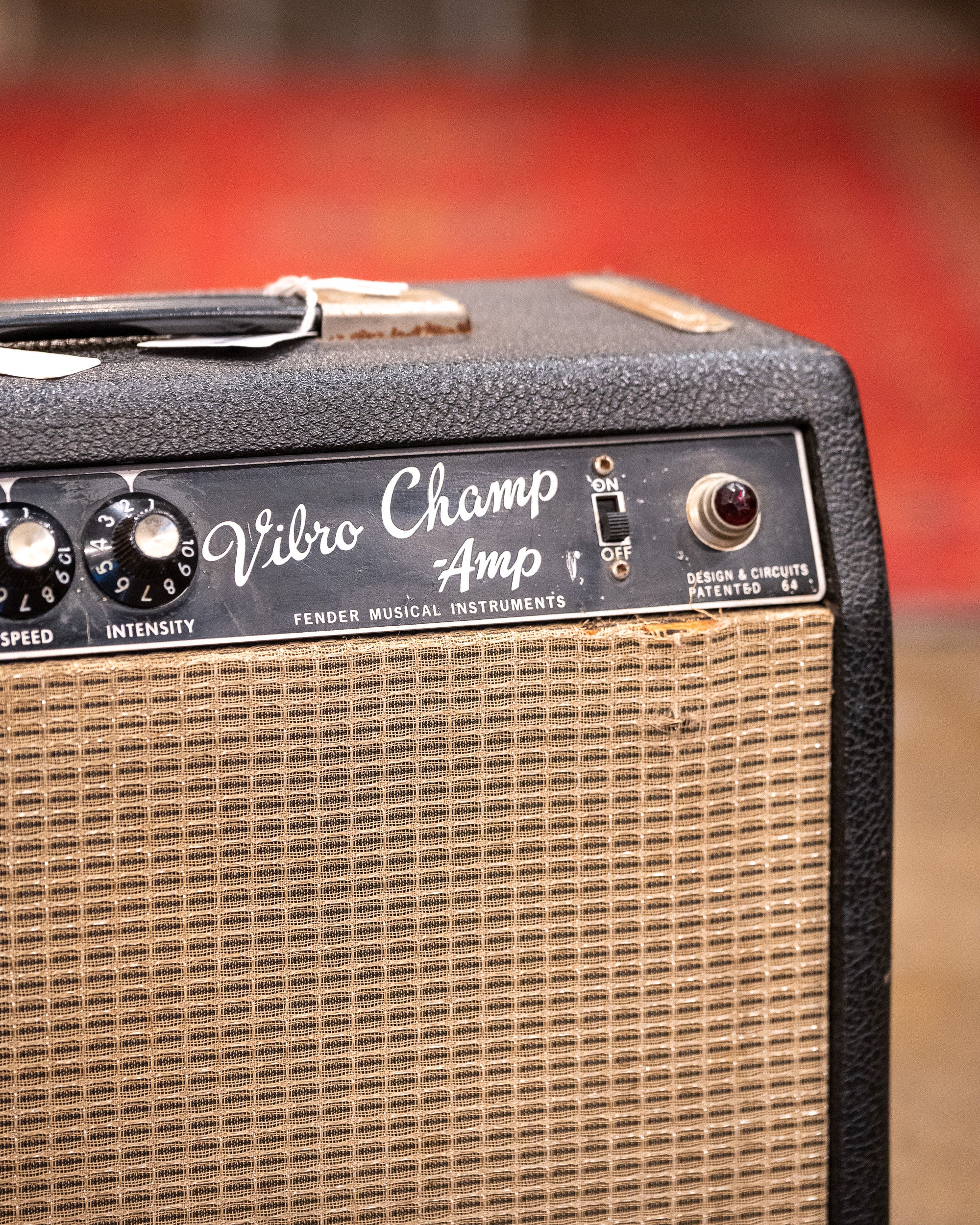 1966 Fender Vibrochamp (USA, Black Panel, 110v)