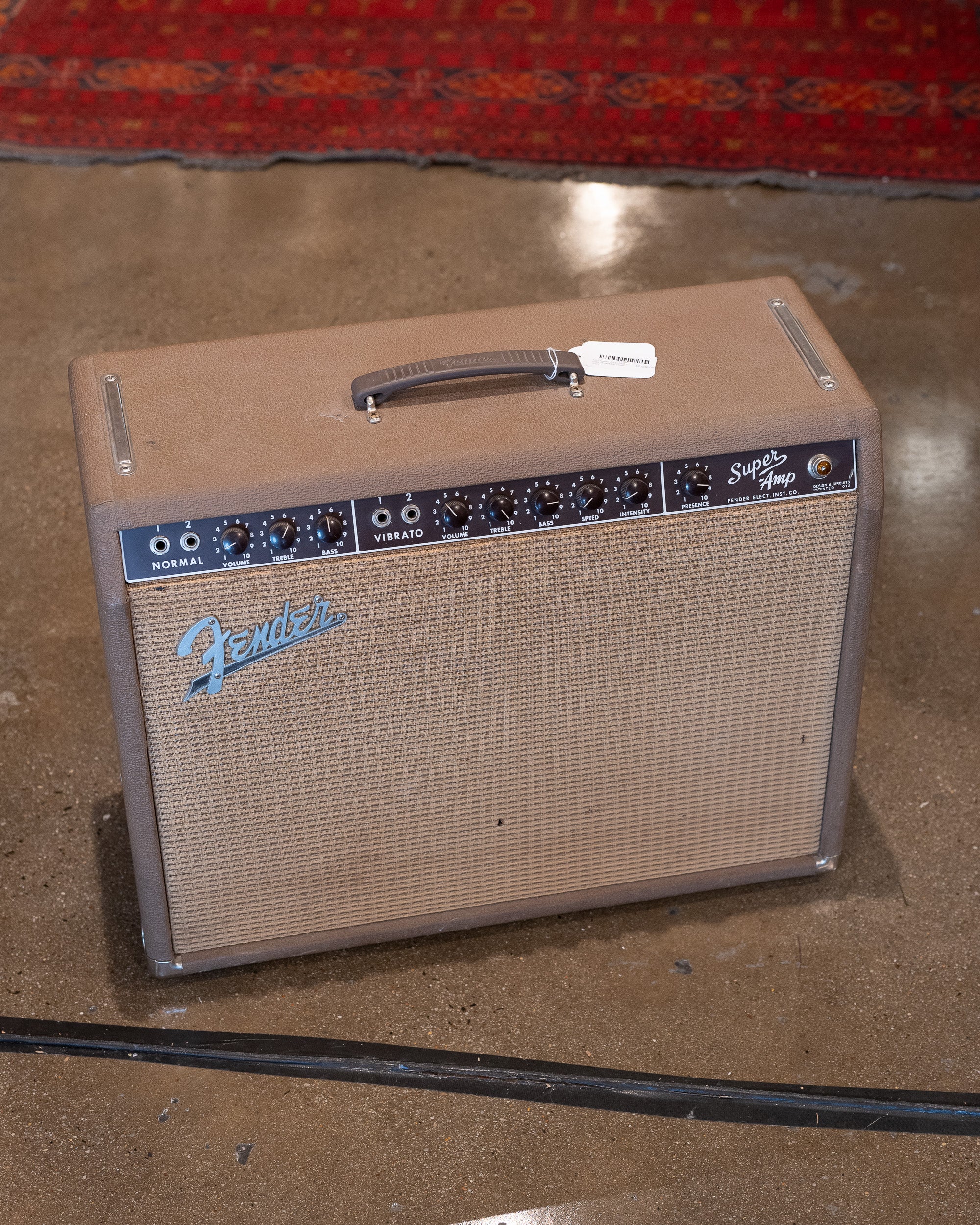 1962 Fender Super Amp (USA, Brownface, Cover, 110V)