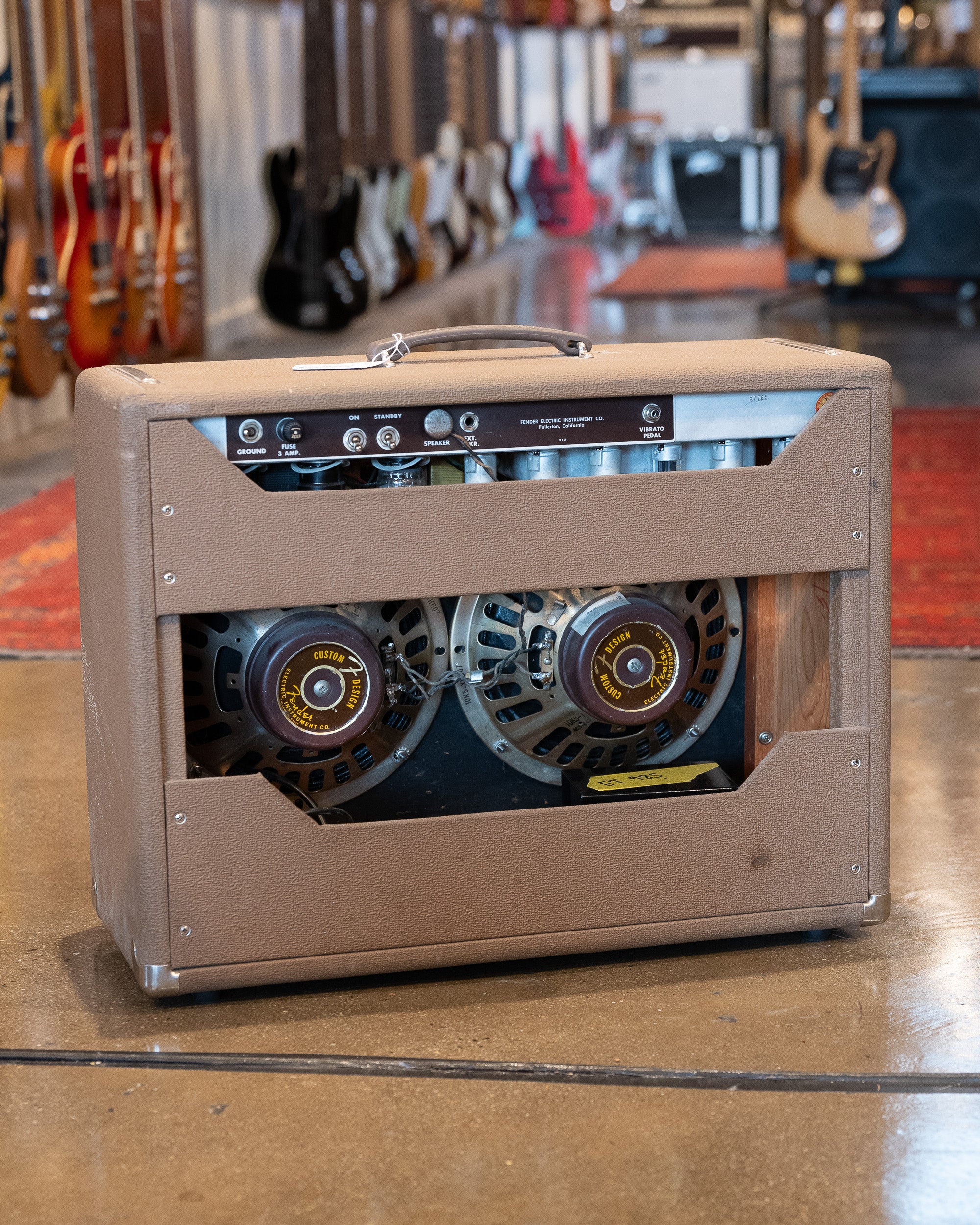 1962 Fender Super Amp (USA, Brownface, Cover, 110V)