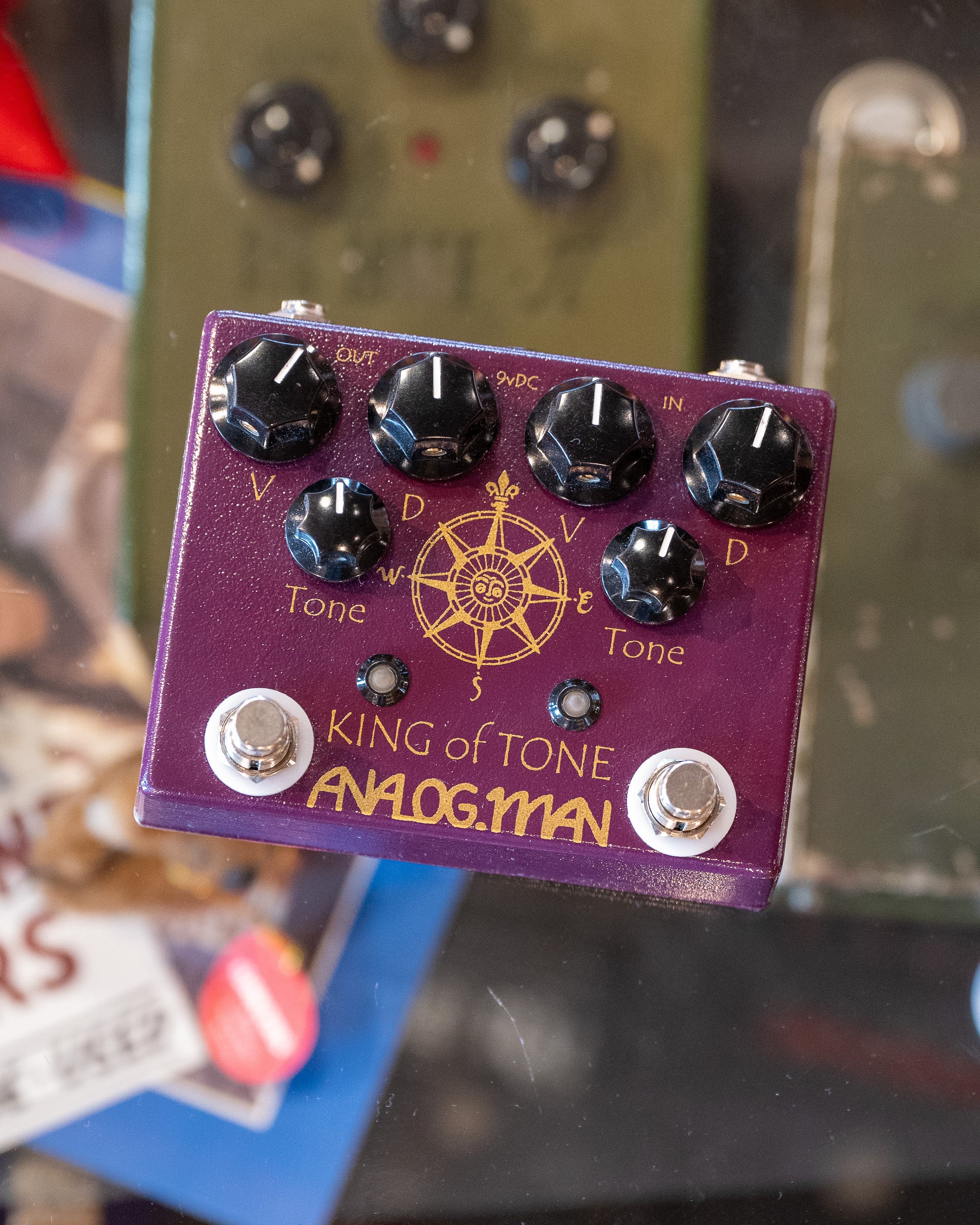 2019 Analog Man King Of Tone Hi-Gain Red Side Buffer (USA, Box)