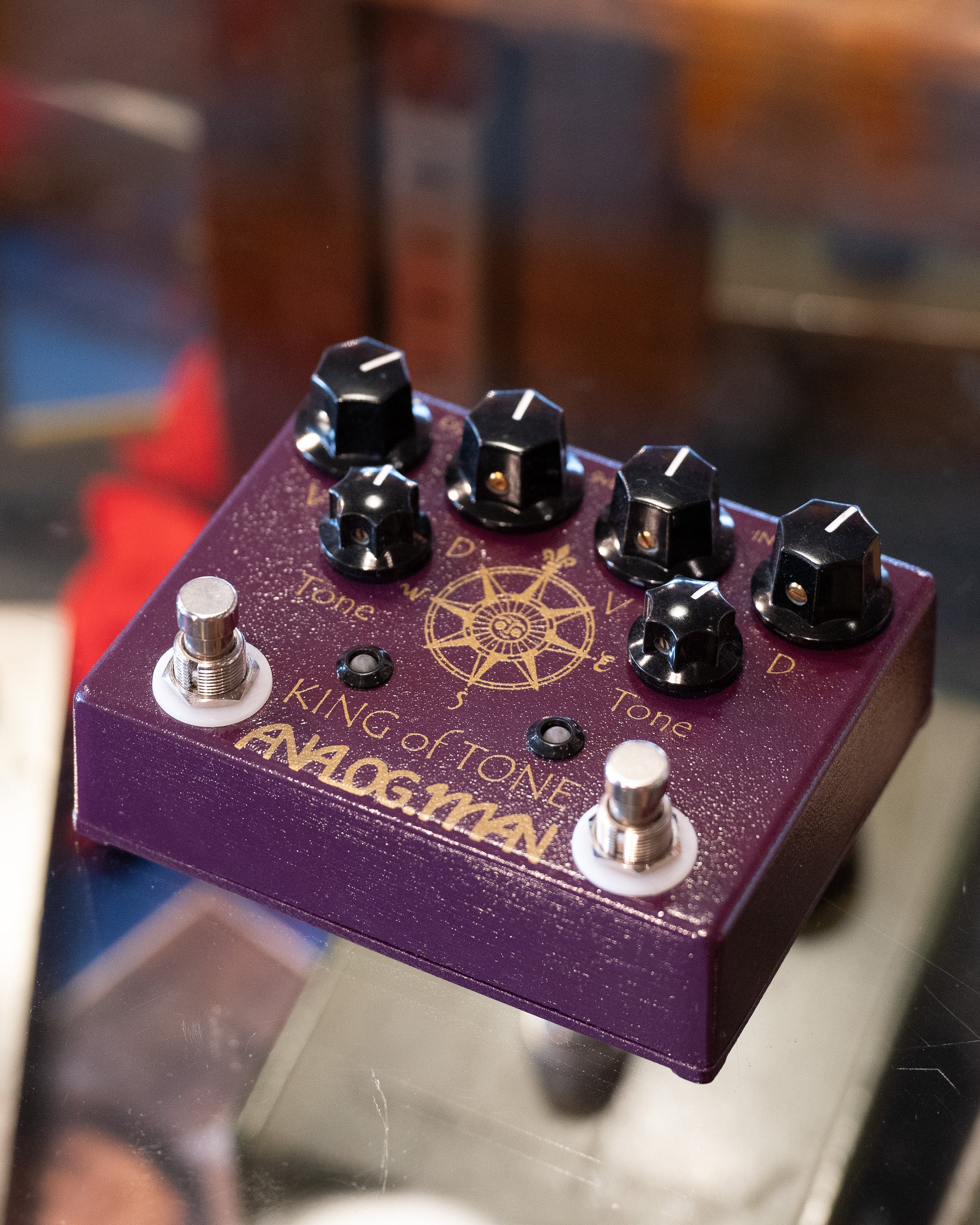 2019 Analog Man King Of Tone Hi-Gain Red Side Buffer (USA, Box)