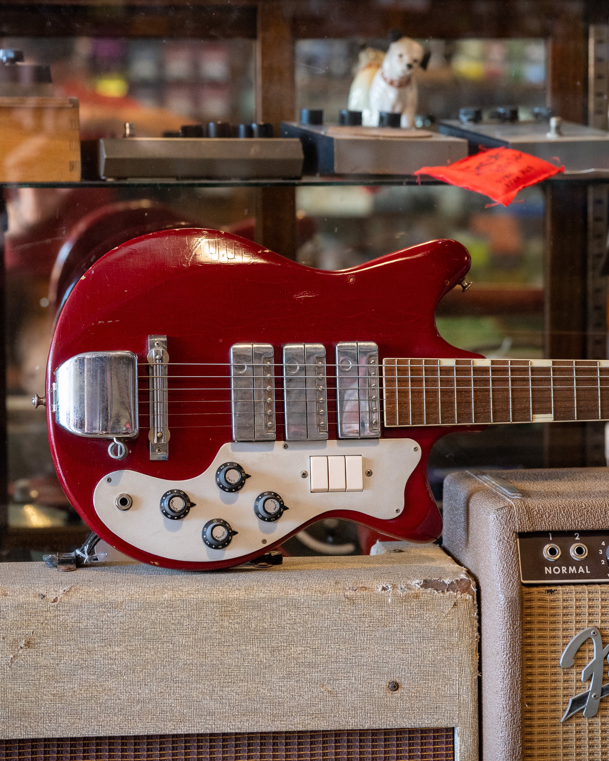 c1960s ColTone 'Teisco' MJ3L (Japan, Red)