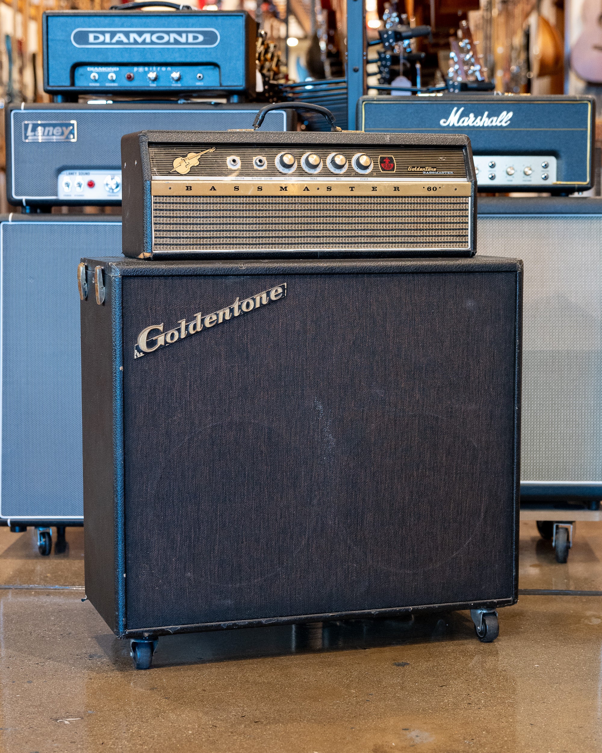 1966 Goldentone Bassmaster 60 Flip Top (Australia)