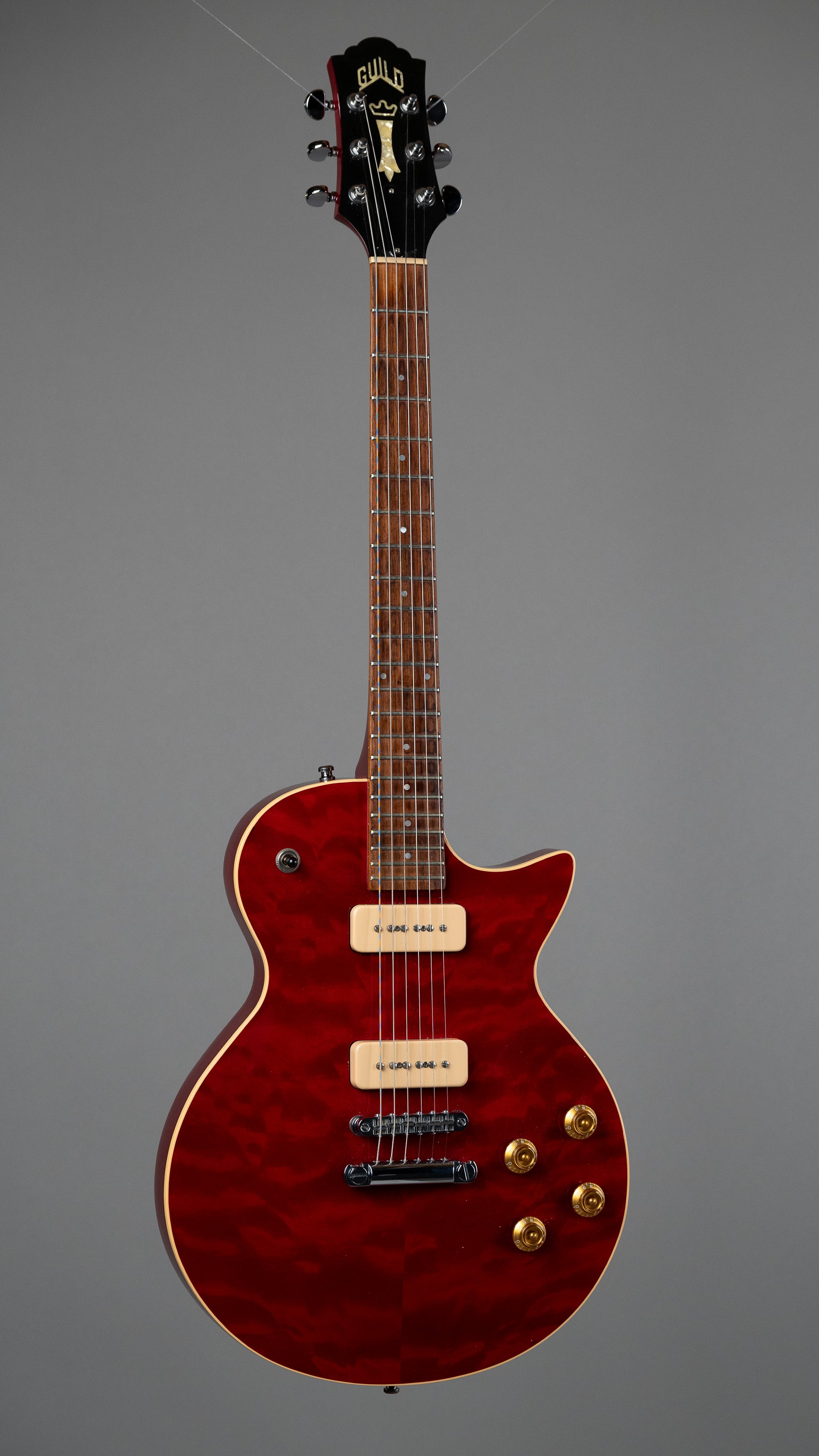 1999 Guild Blues 90 (USA, Cherry Red, OHSC)