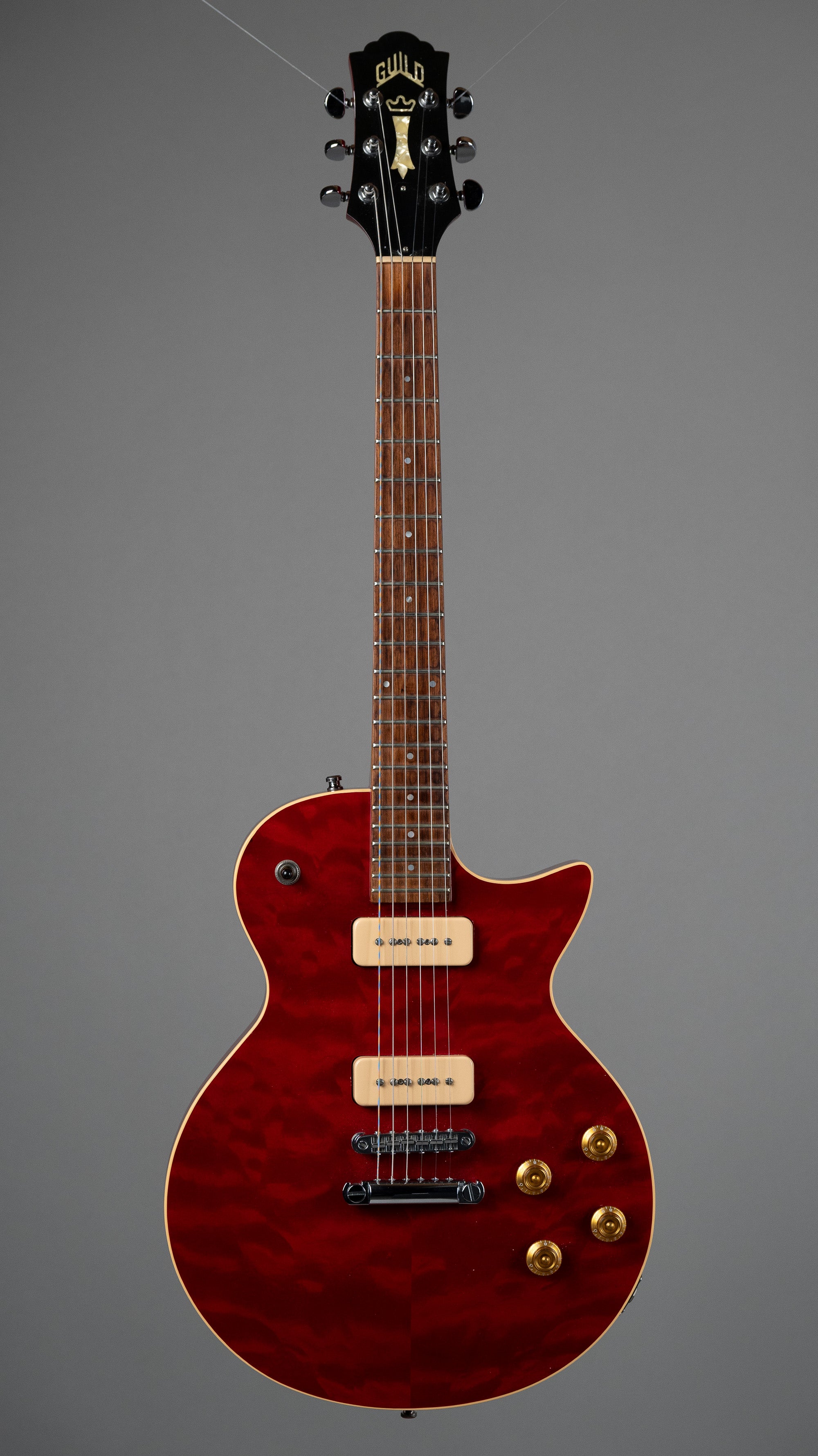 1999 Guild Blues 90 (USA, Cherry Red, OHSC)