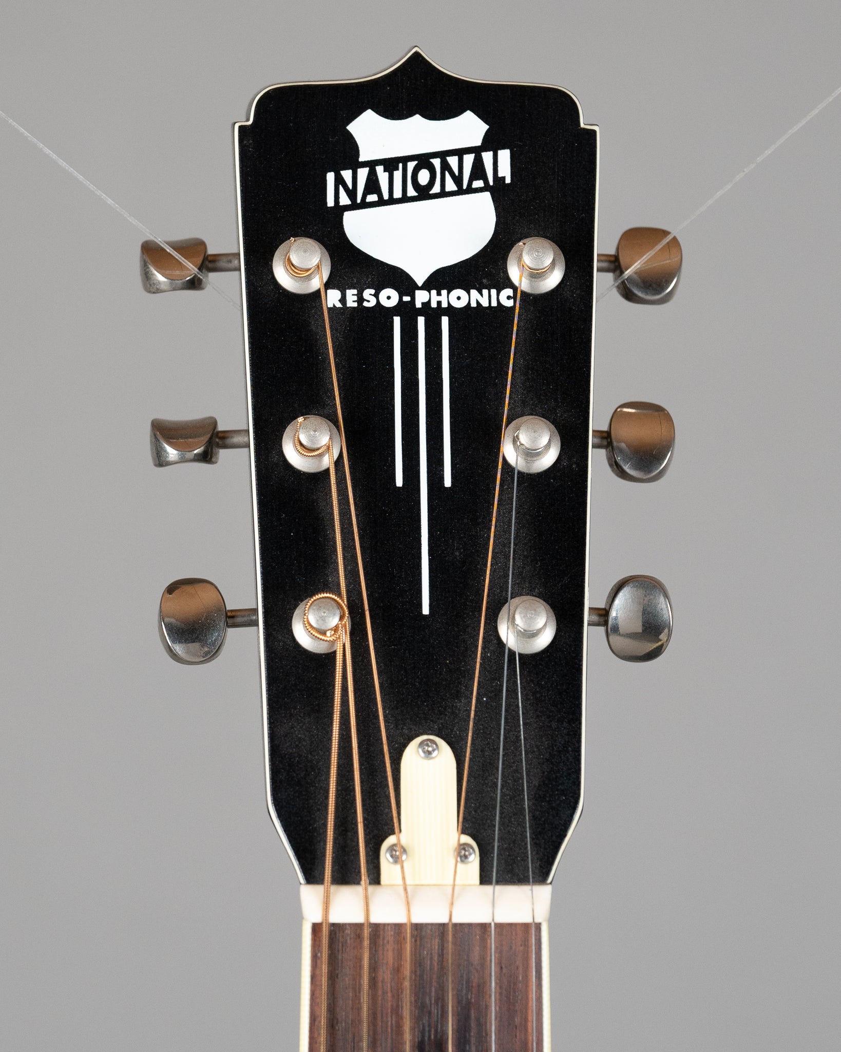 c1998 National Reso-Phonic Polychrome Tricone Resonator (USA, Forest Green Powdercoat, HSC)