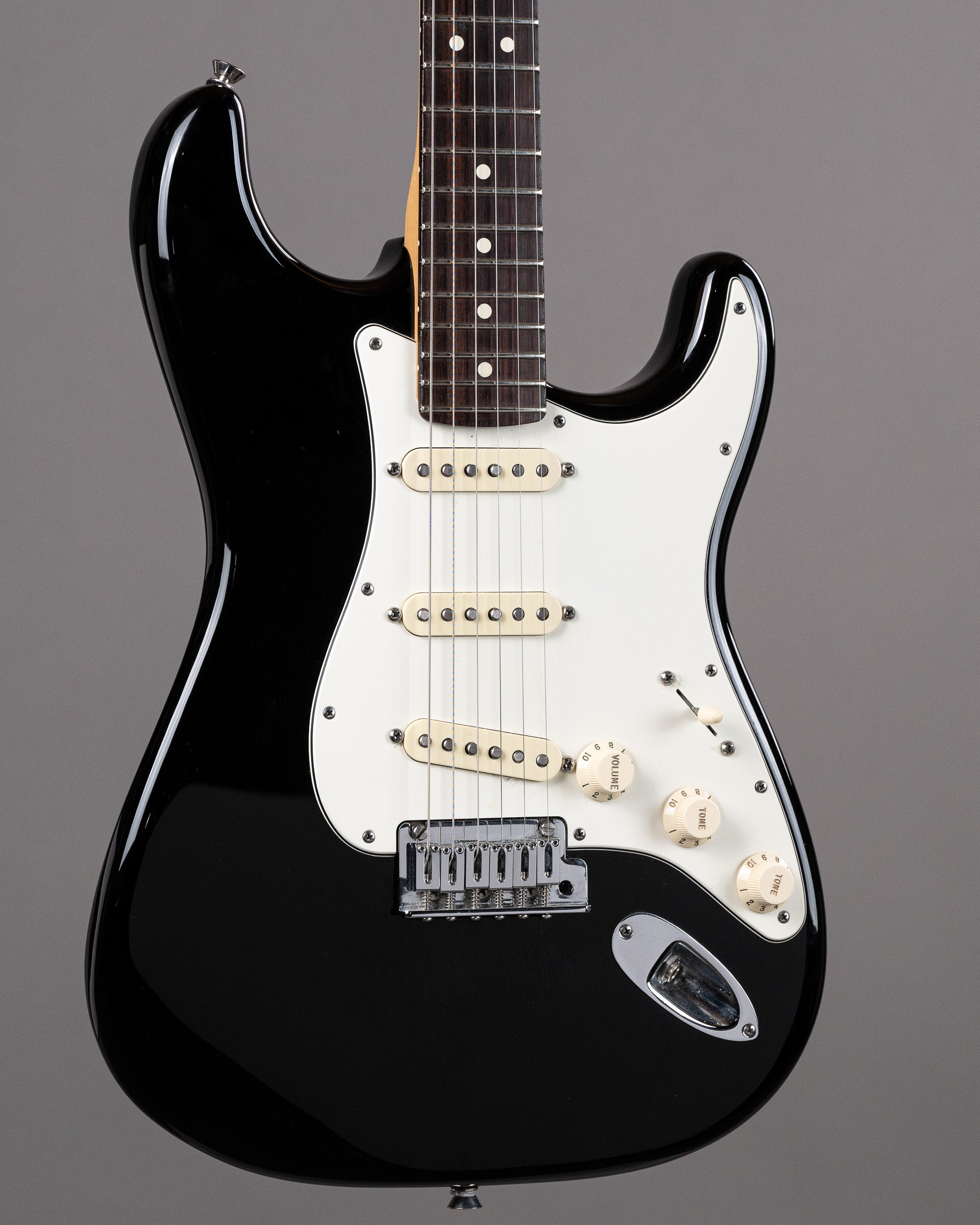 2015 Fender American Standard Stratocaster (USA, Black, OHSC)