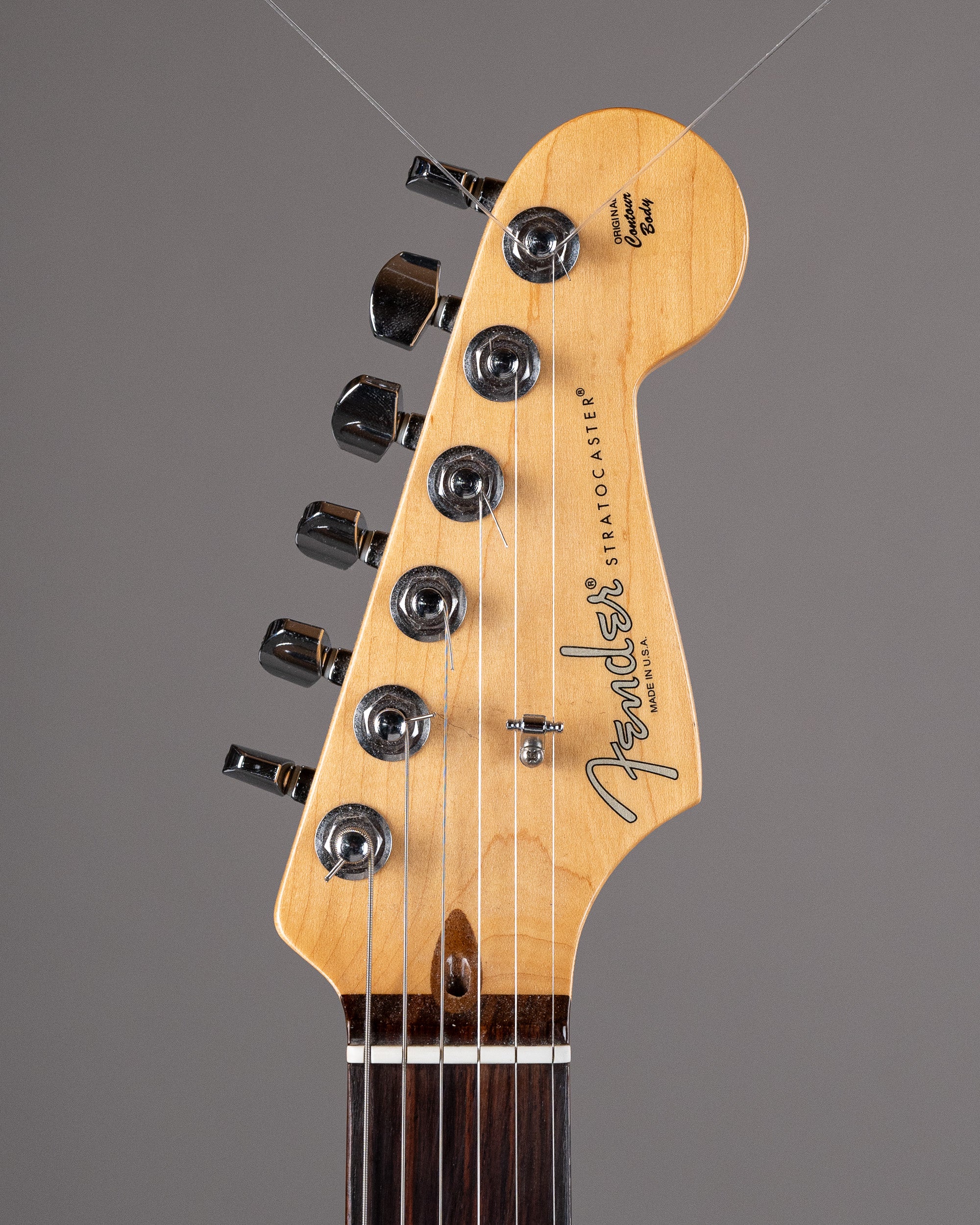 2015 Fender American Standard Stratocaster (USA, Black, OHSC)