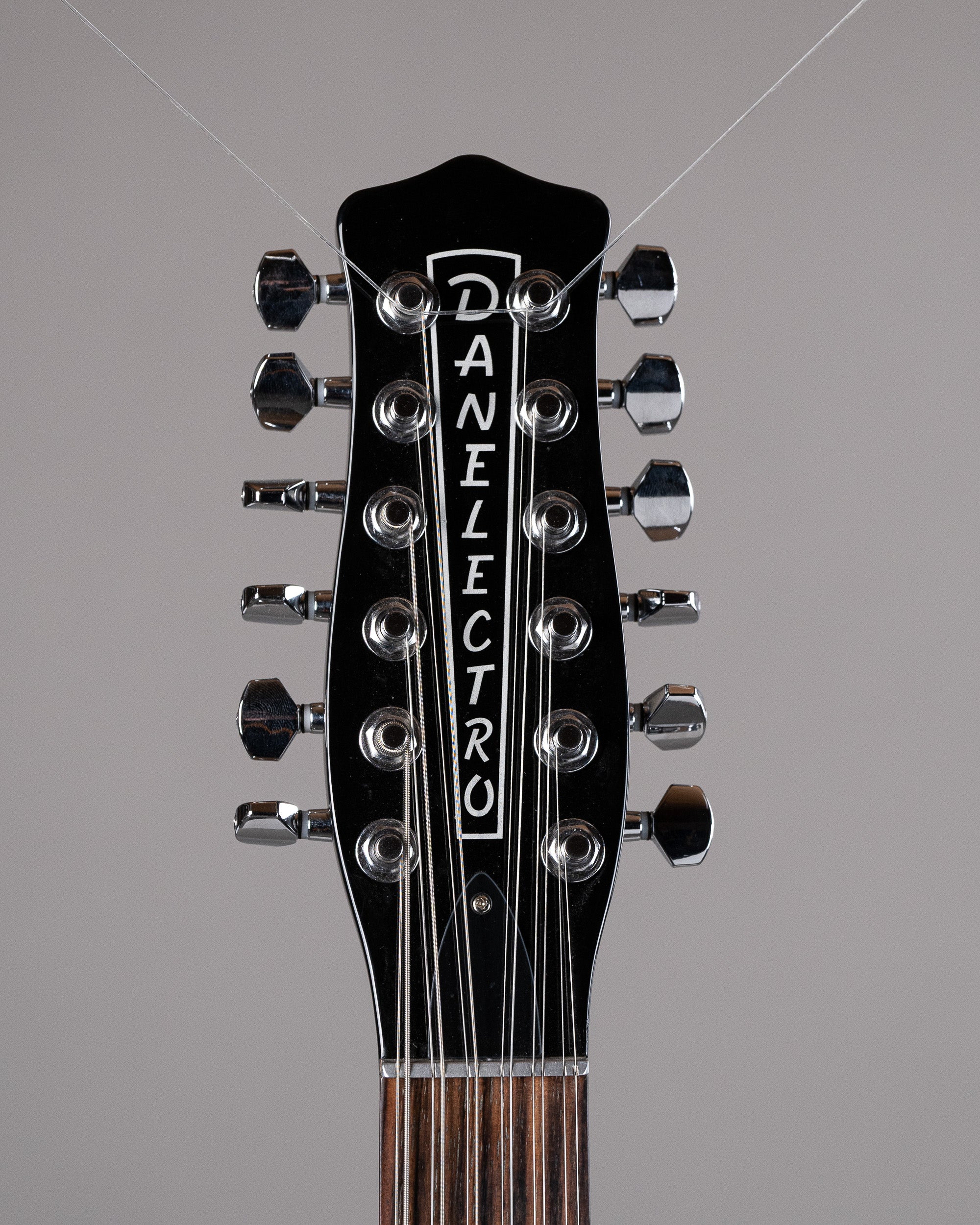 c2010s Danelectro 12 String (Korea, Black Sparkle)