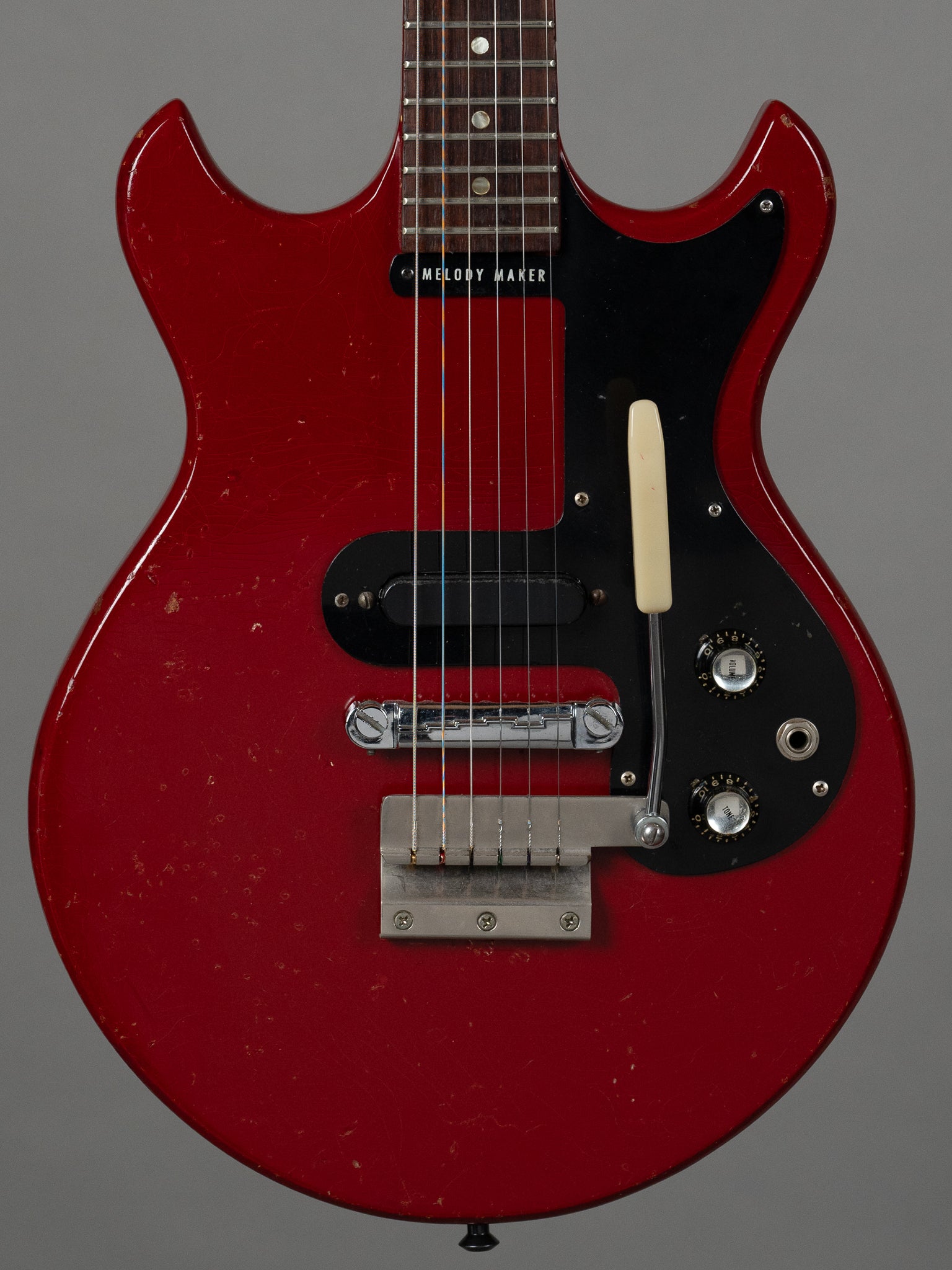 1965 Gibson Melody Maker (USA, Cardinal Red,  Victoria HSC)