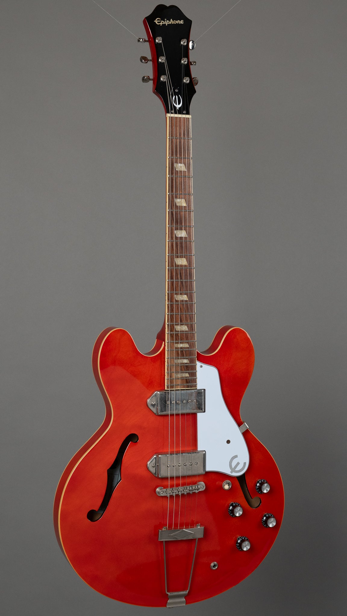 c2020s Epiphone E-230TD Casino (China, Worn Sunset Orange)