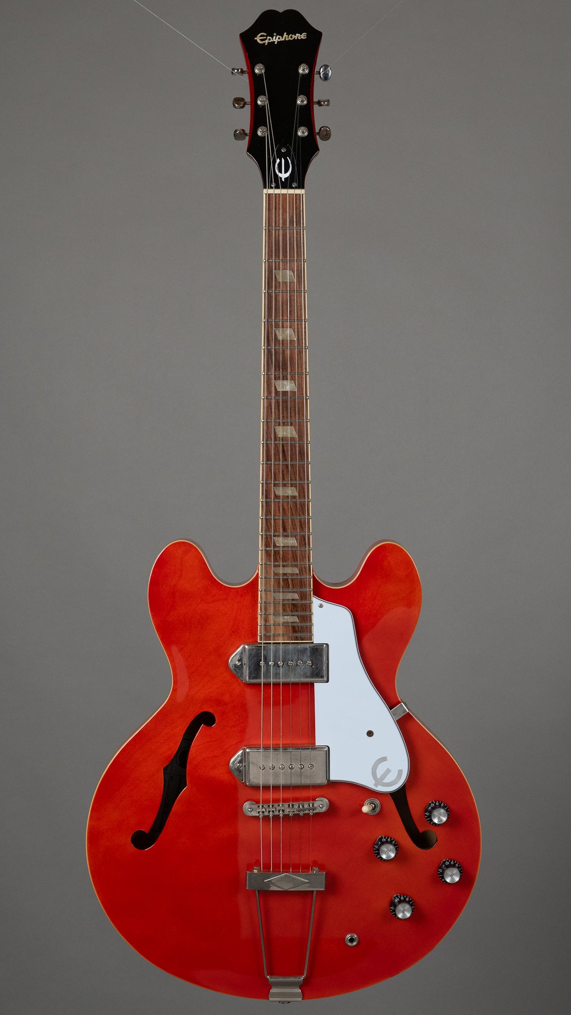 c2020s Epiphone E-230TD Casino (China, Worn Sunset Orange)