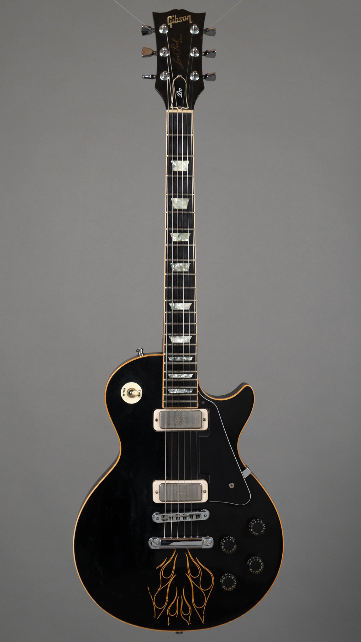 1977 Gibson Les Paul Pro (USA, Black, HSC)