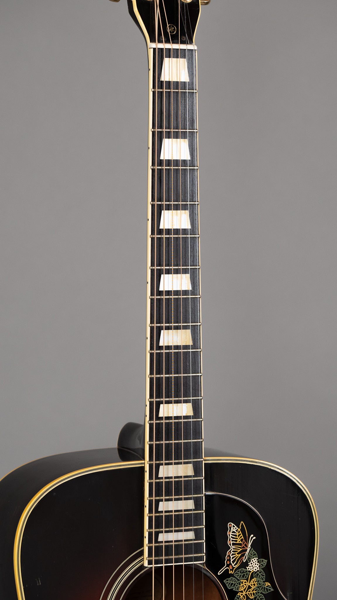 c1980s Yamaha L-8S (Japan, Natural, Butterflies, OHSC)