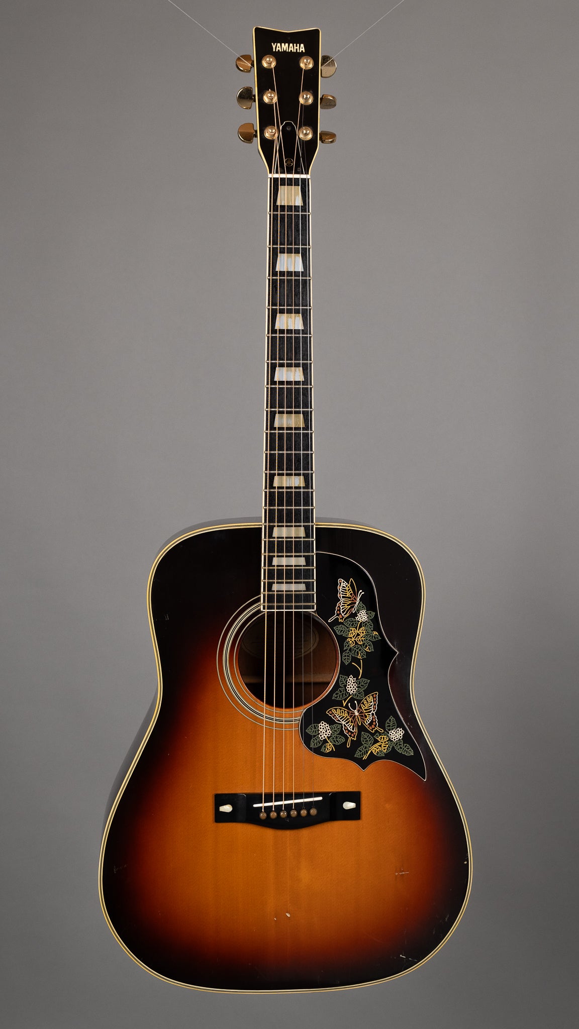 c1980s Yamaha L-8S (Japan, Natural, Butterflies, OHSC)