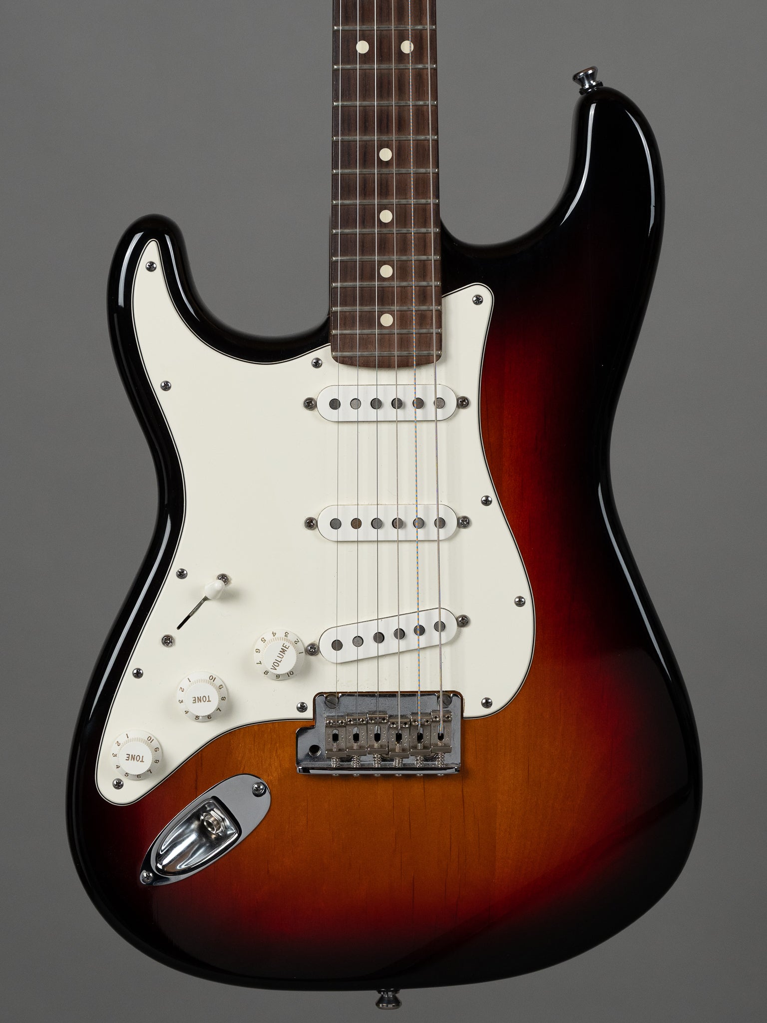 2010 Fender American Standard Stratocaster Left Handed (USA, Sunburst, OHSC)