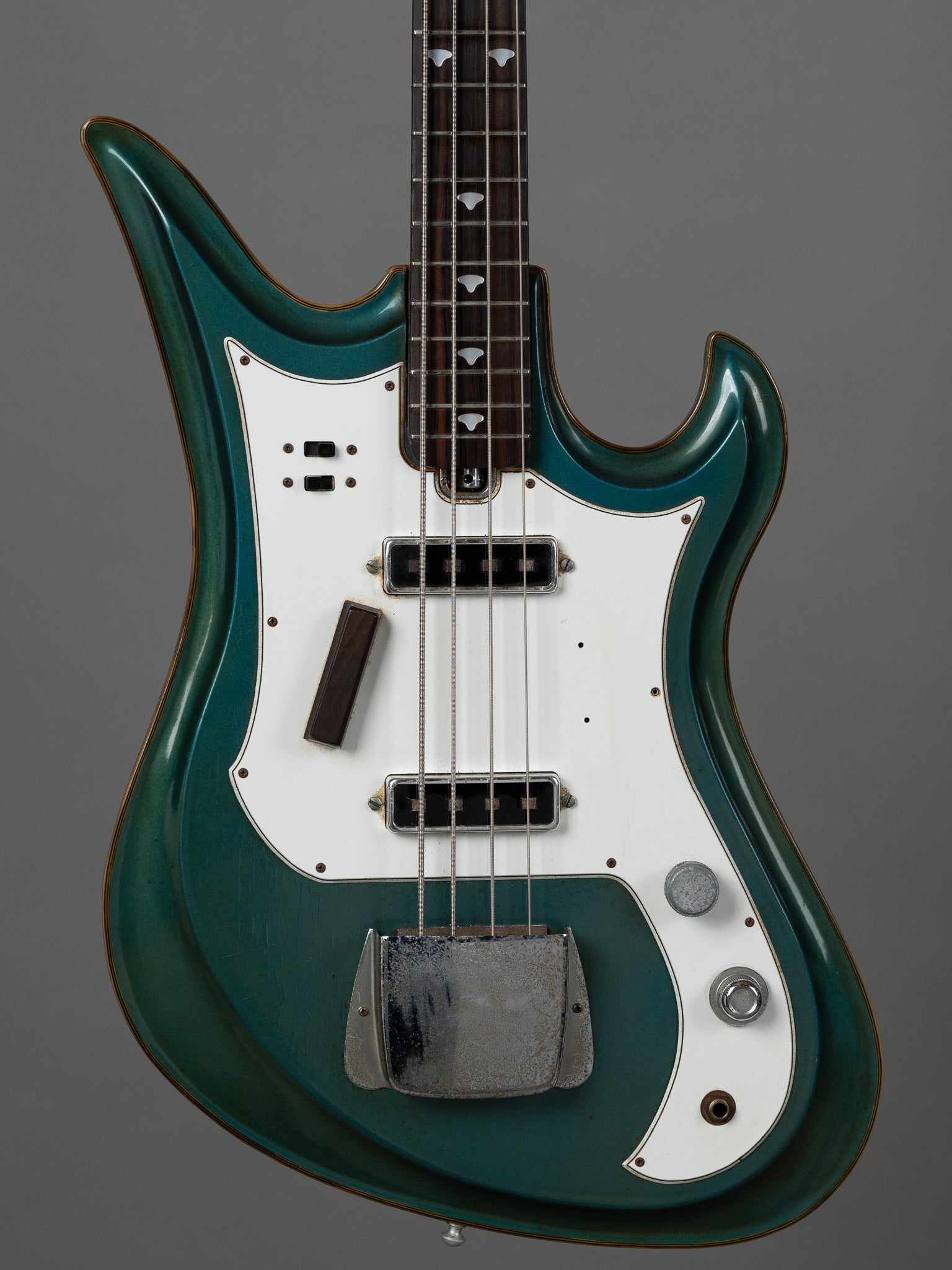 c1966 Teisco Spectrum 5 (Japan, Metallic Blue)