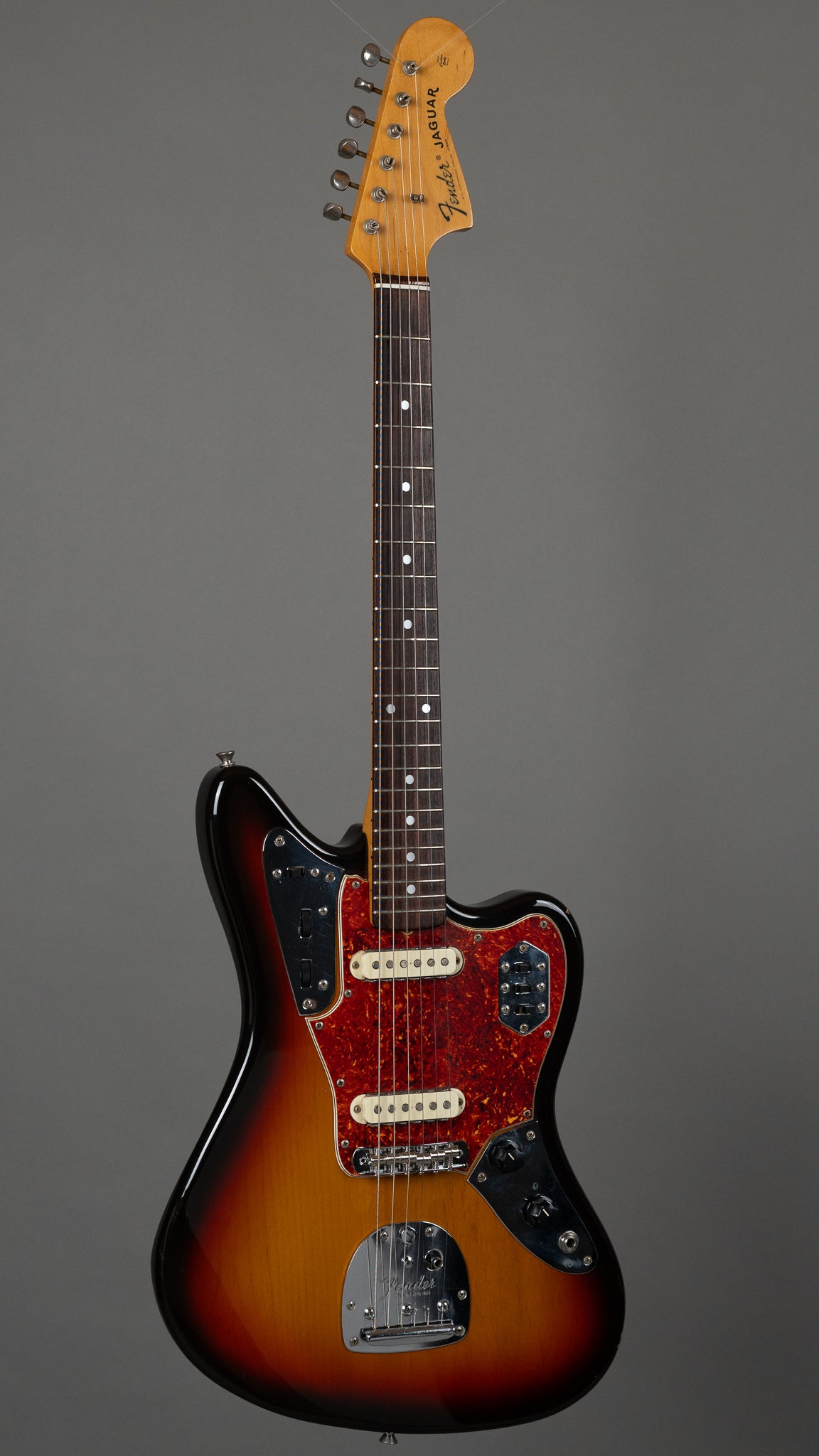 c1999 Fender JG66 Jaguar (Japan, Sunburst, SKB HSC)