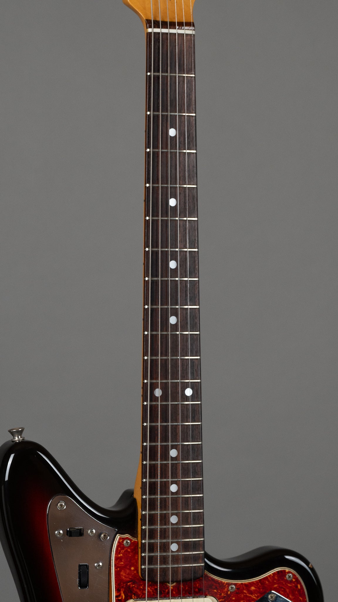 c1999 Fender JG66 Jaguar (Japan, Sunburst, SKB HSC)