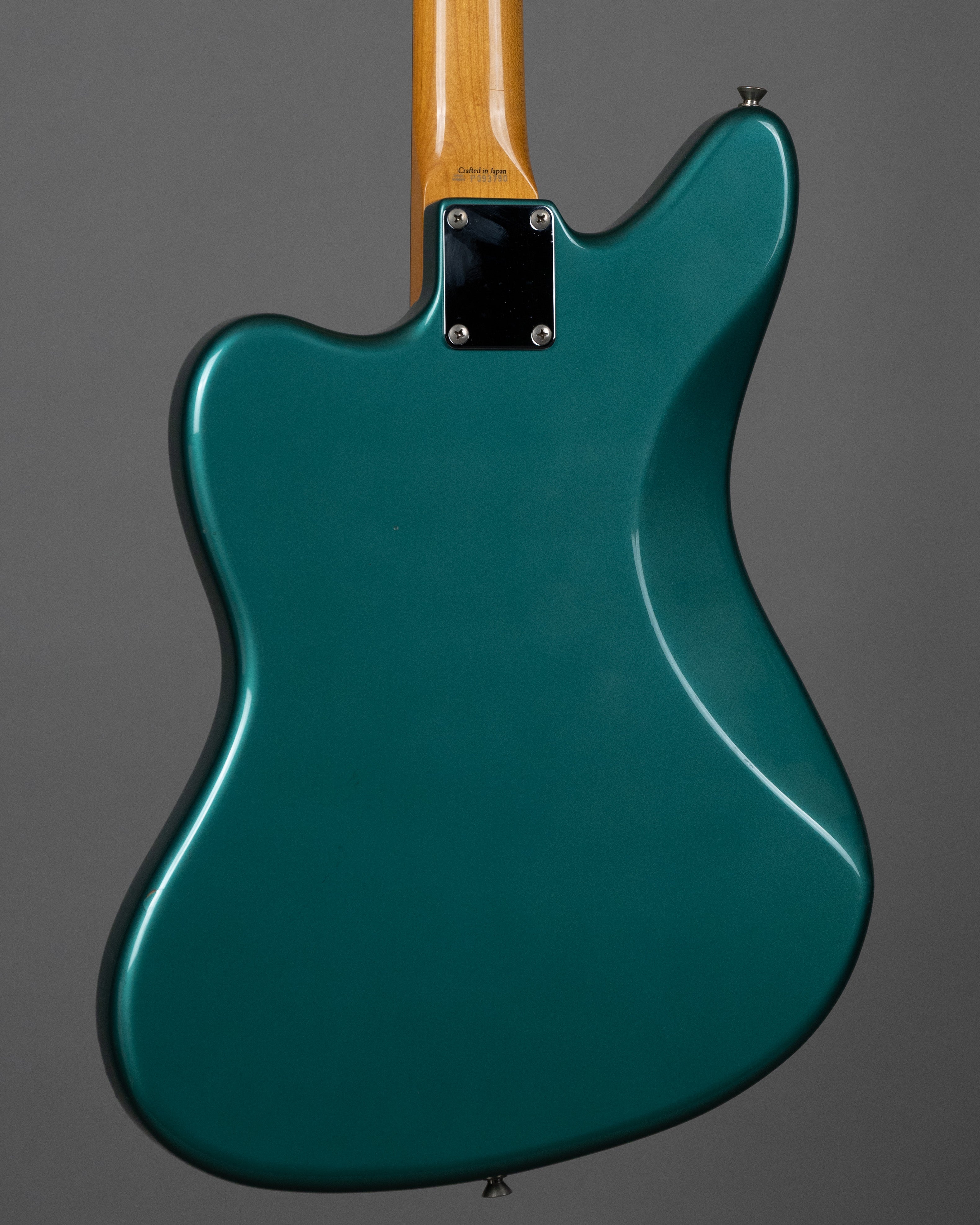 c1999 Fender JG66-85 Jaguar (Japan, Ocean Turquoise Metallic)