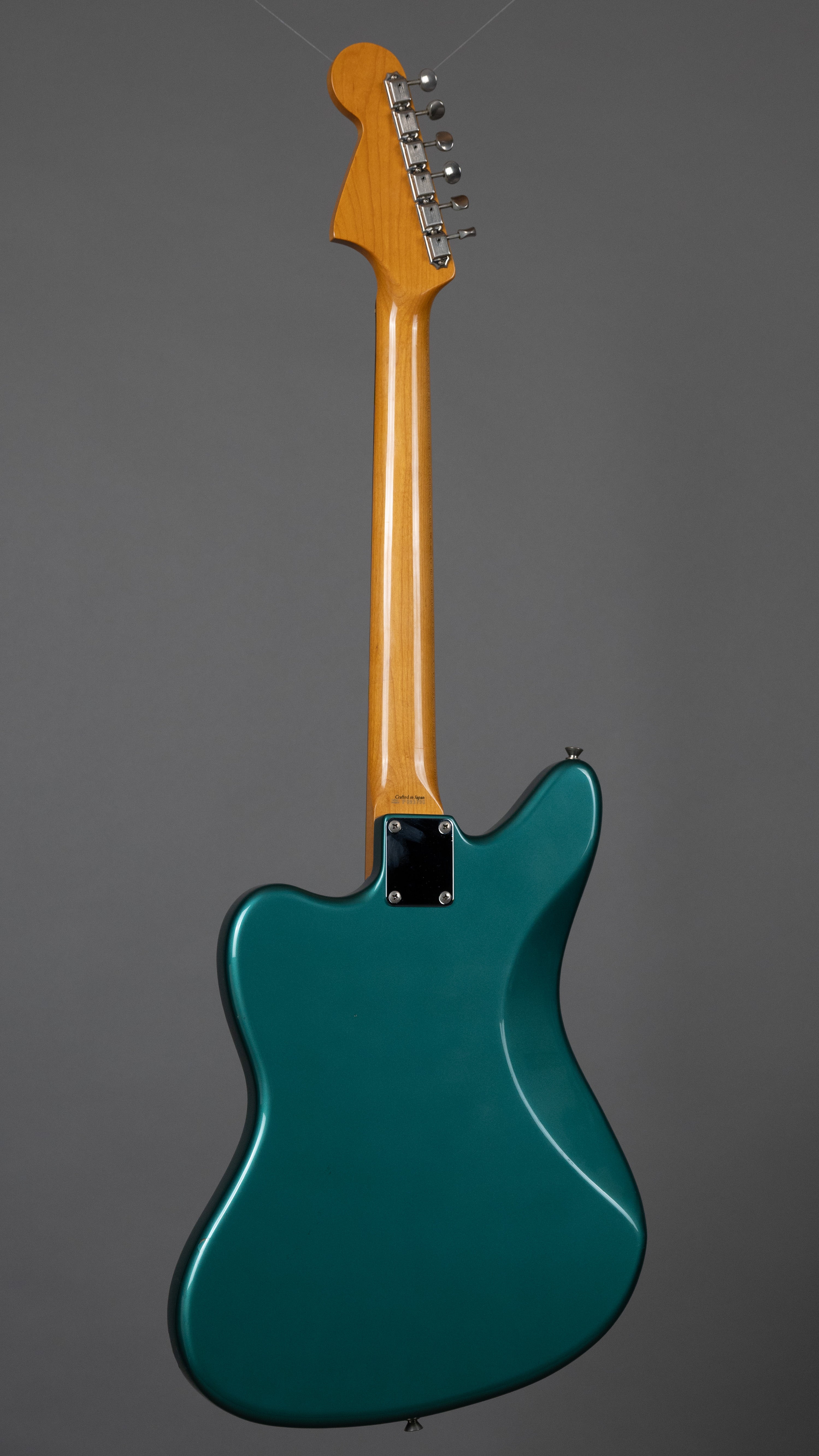 c1999 Fender JG66-85 Jaguar (Japan, Ocean Turquoise Metallic)