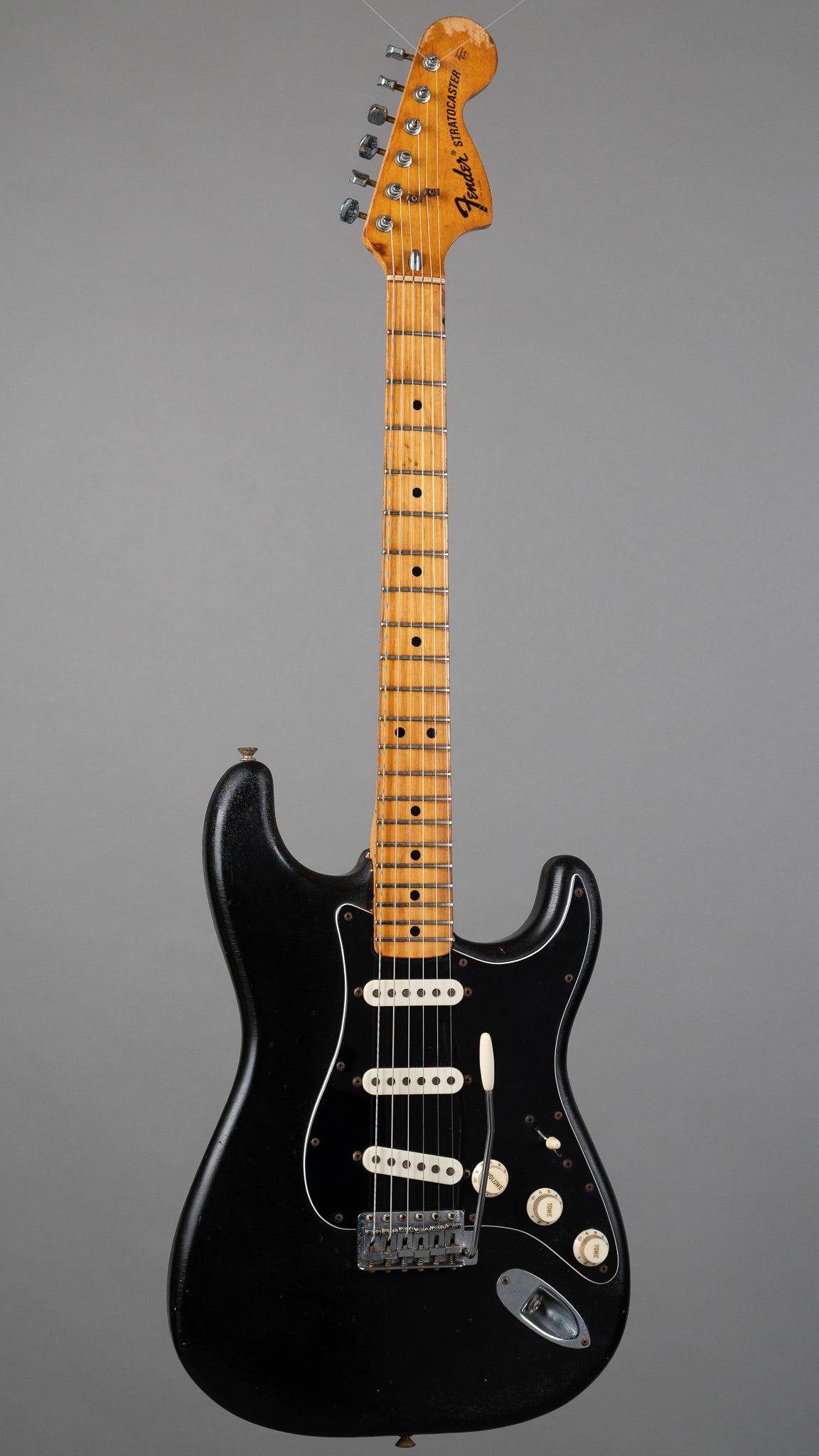 1976 Fender Stratocaster (USA, Black, OHSC)