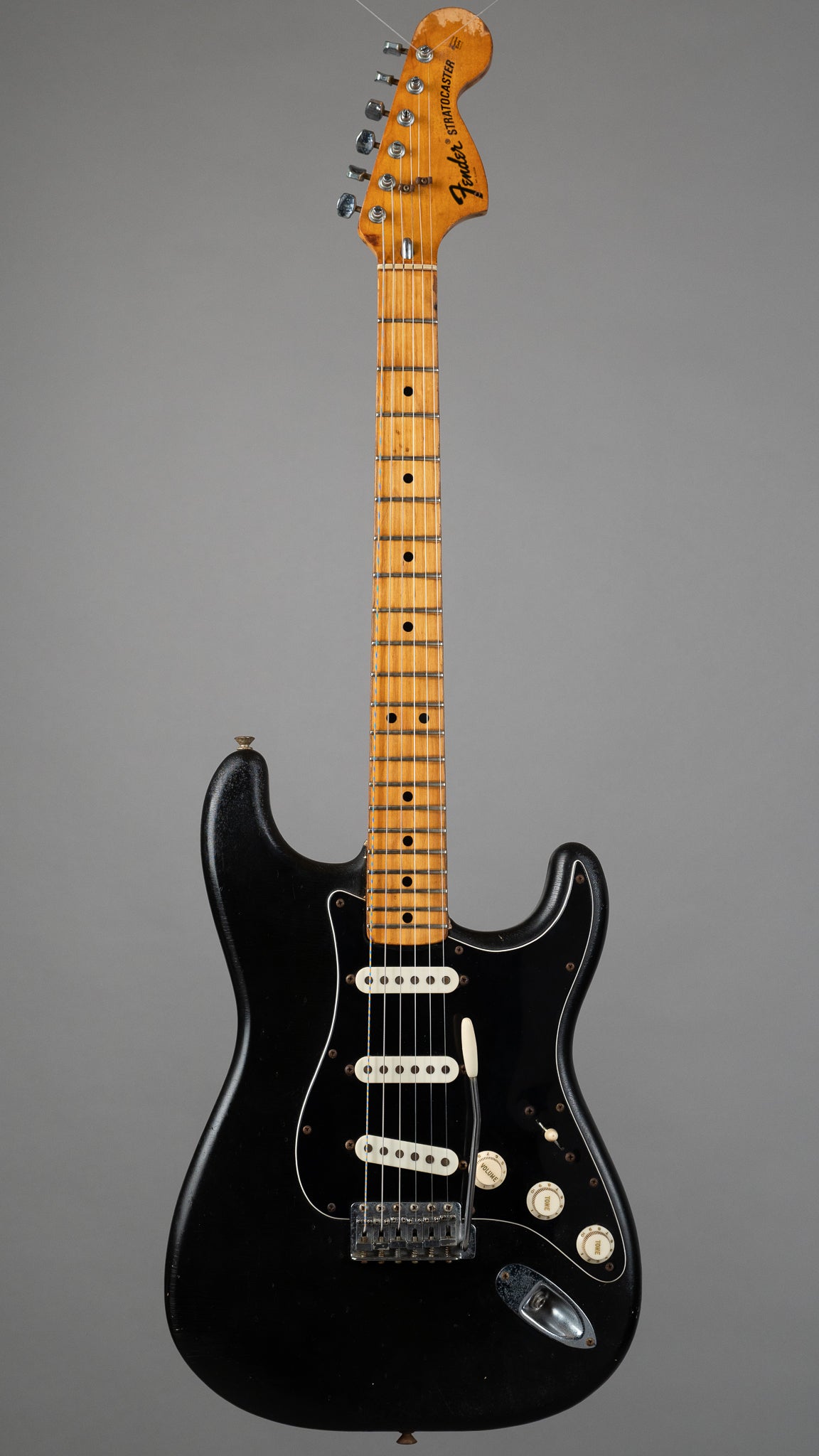 1976 Fender Stratocaster (USA, Black, OHSC)