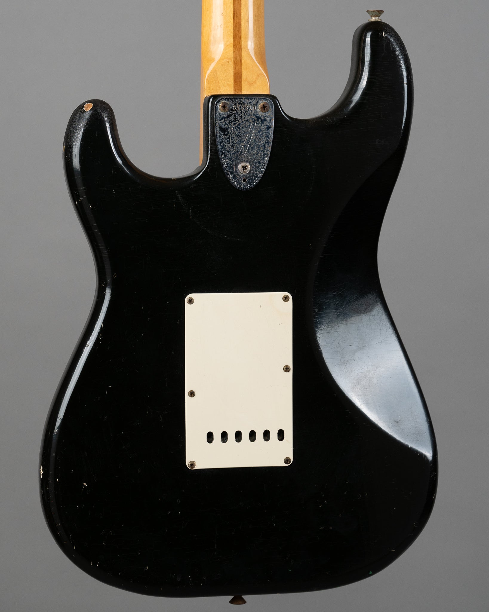1976 Fender Stratocaster (USA, Black, OHSC)