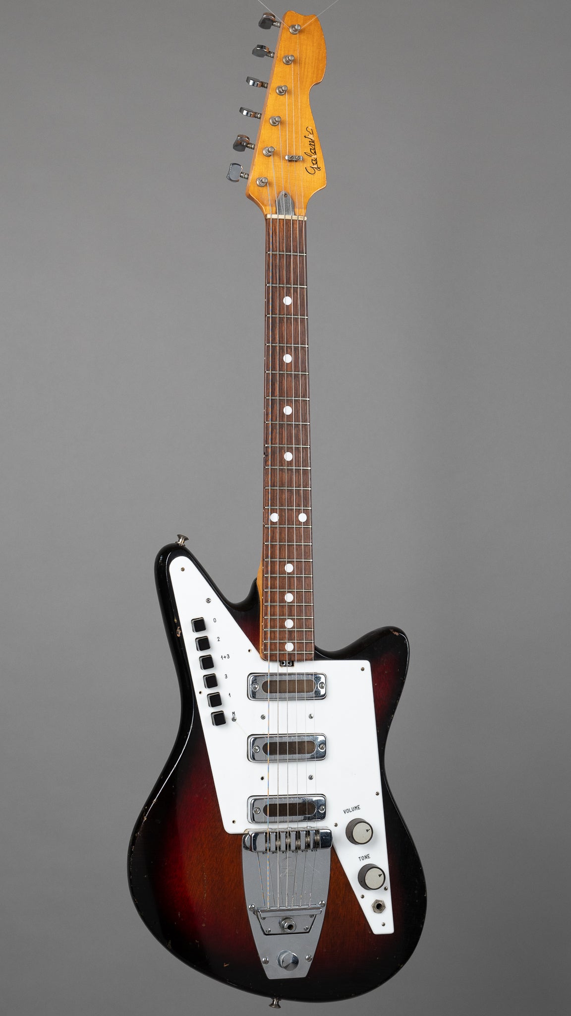 c1967 Galanti Grand Prix 3003 (Italy, Sunburst, SKB HC)